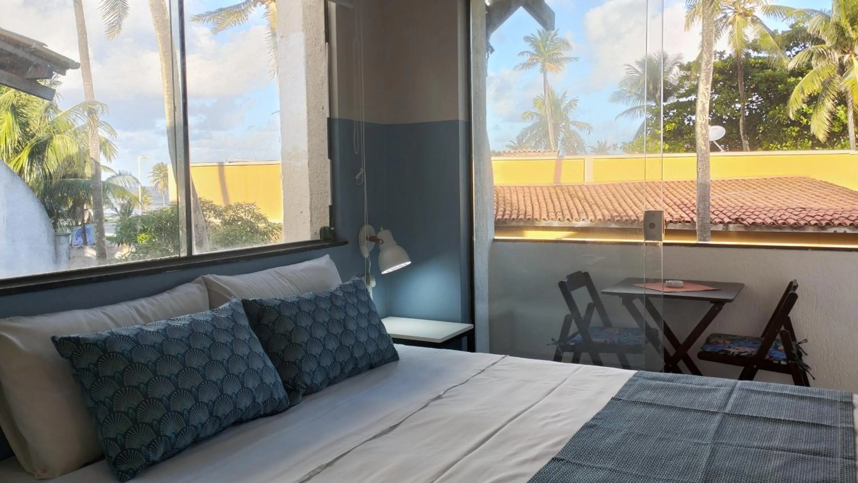Bed in FAROL BEACH Suítes