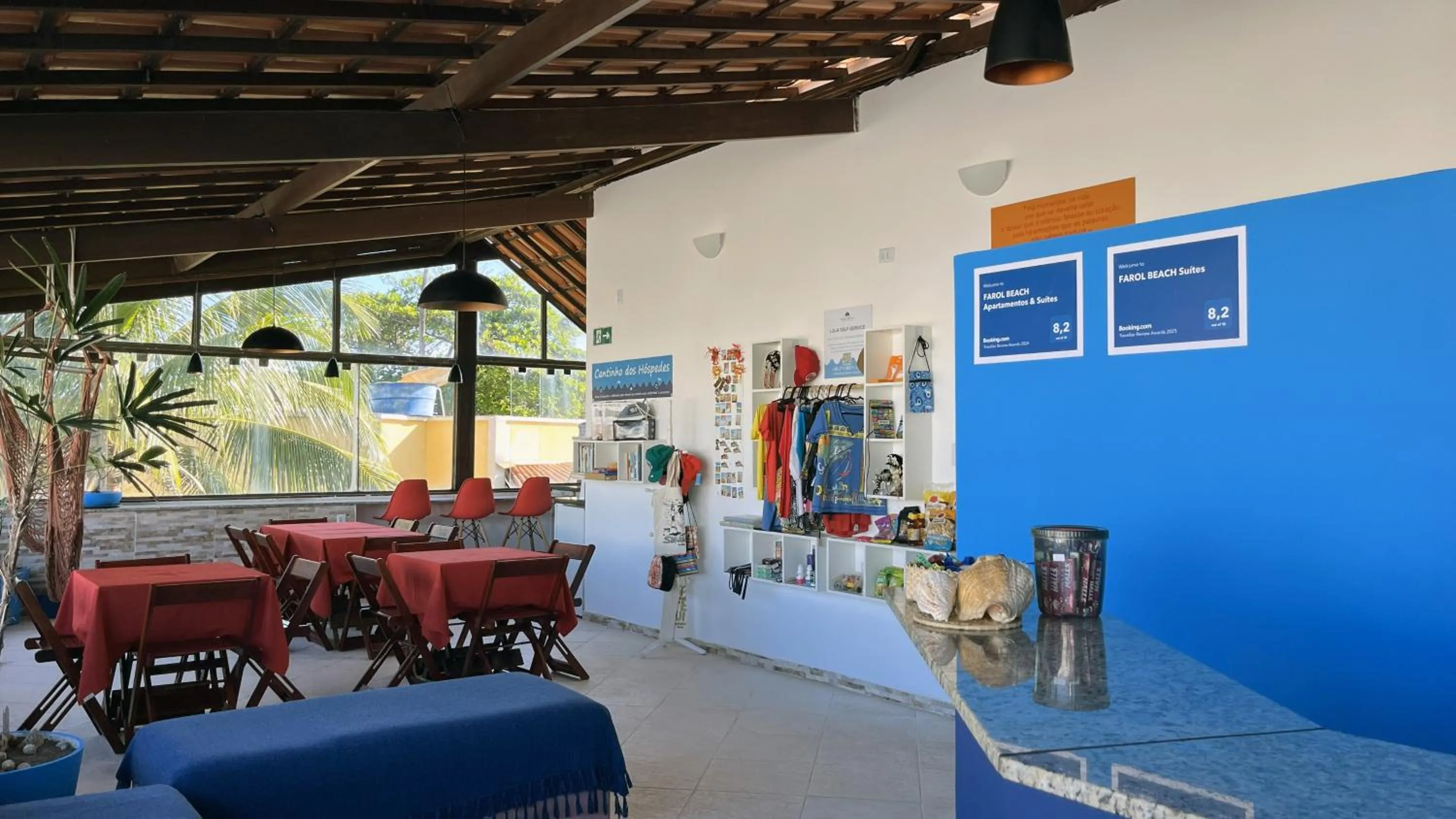 Living room in FAROL BEACH Suítes