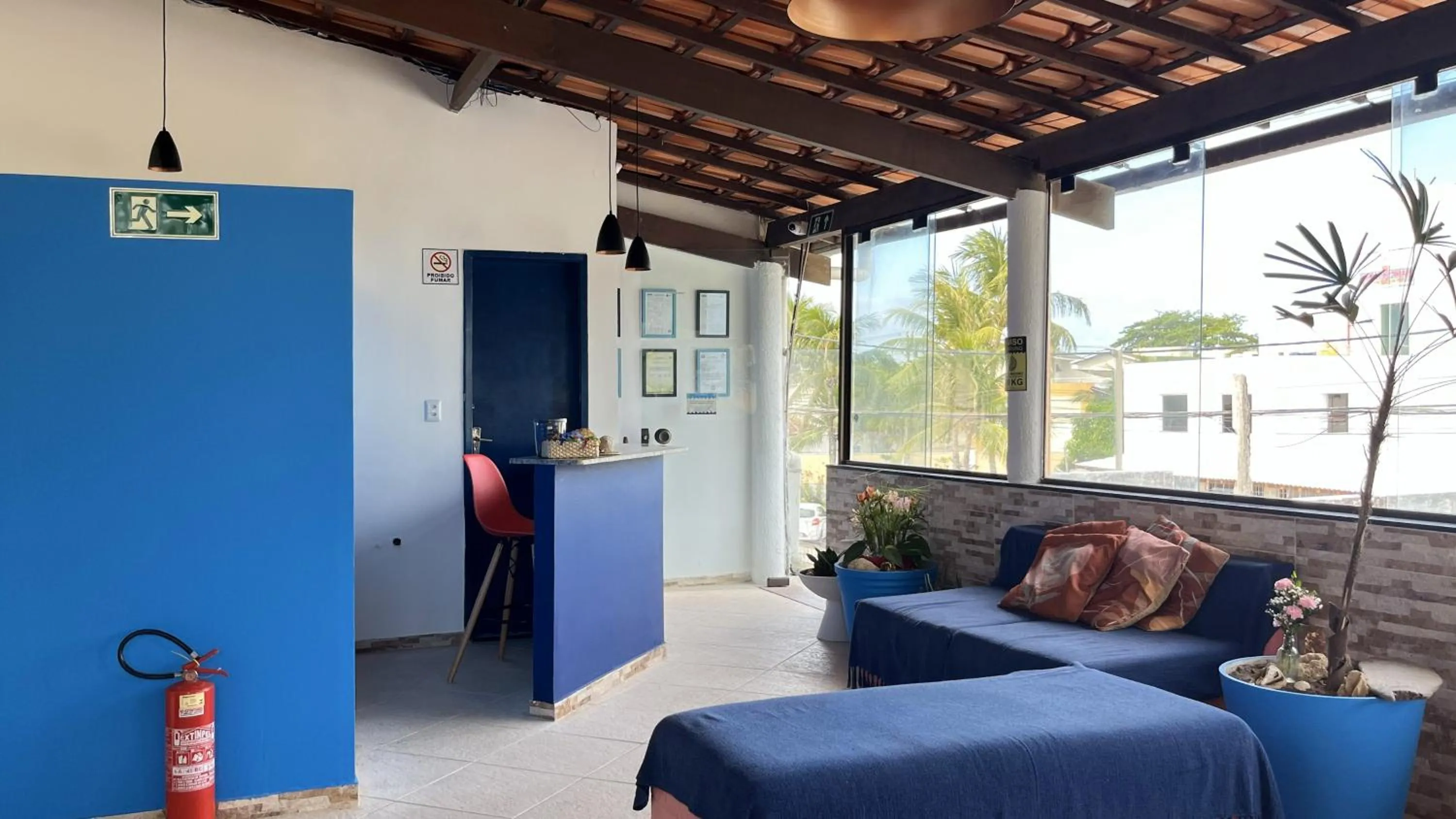 Lobby or reception in FAROL BEACH Suítes