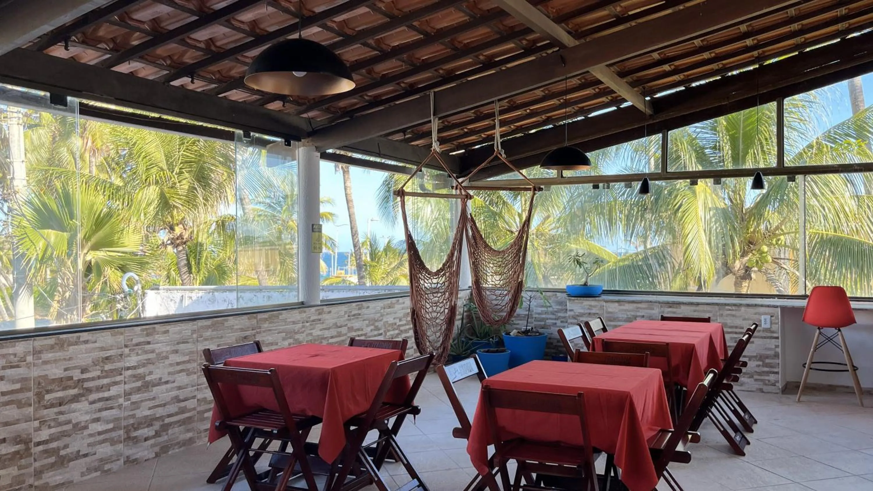 Living room in FAROL BEACH Suítes
