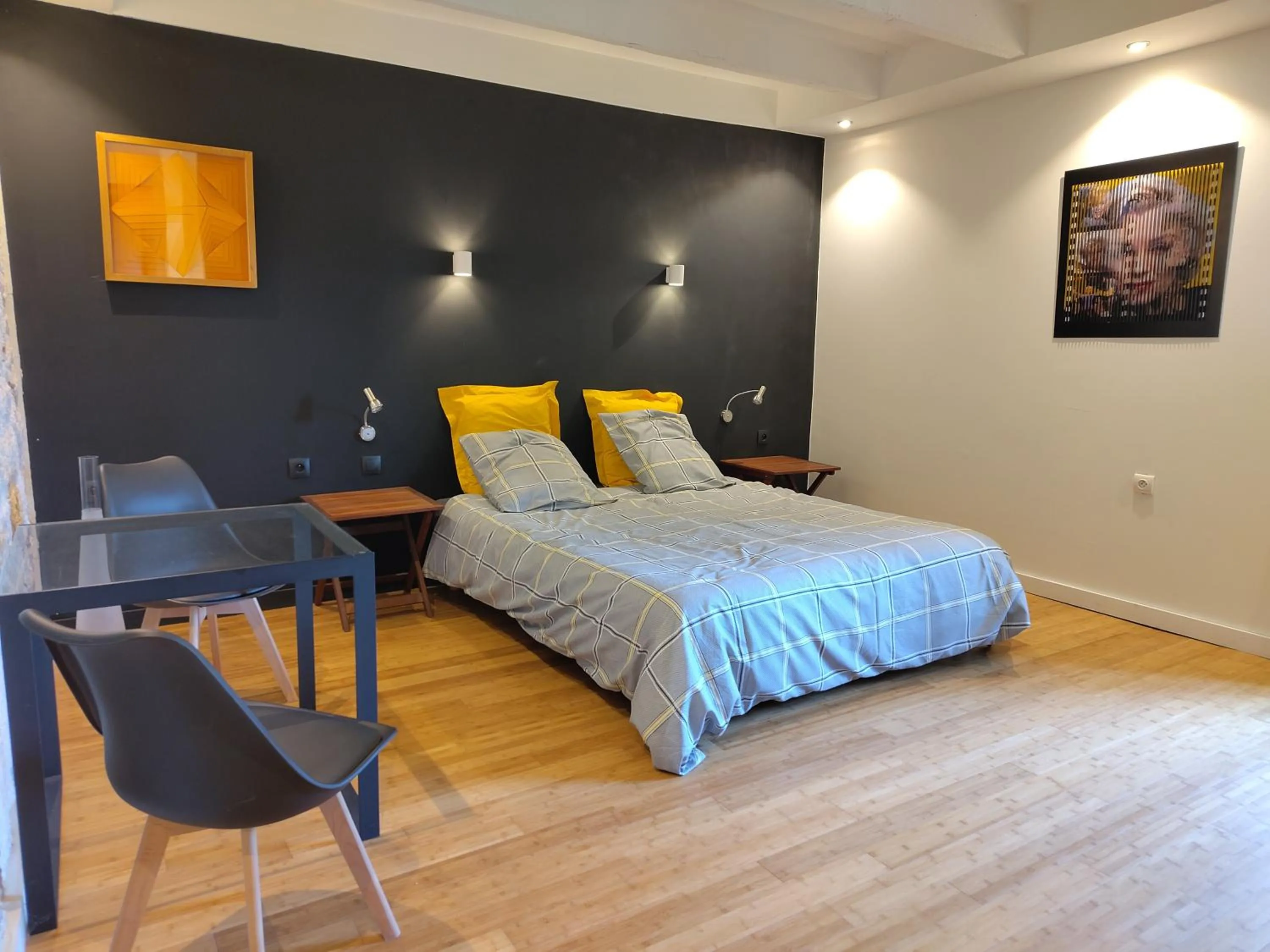 Bed in gîte le cayrols