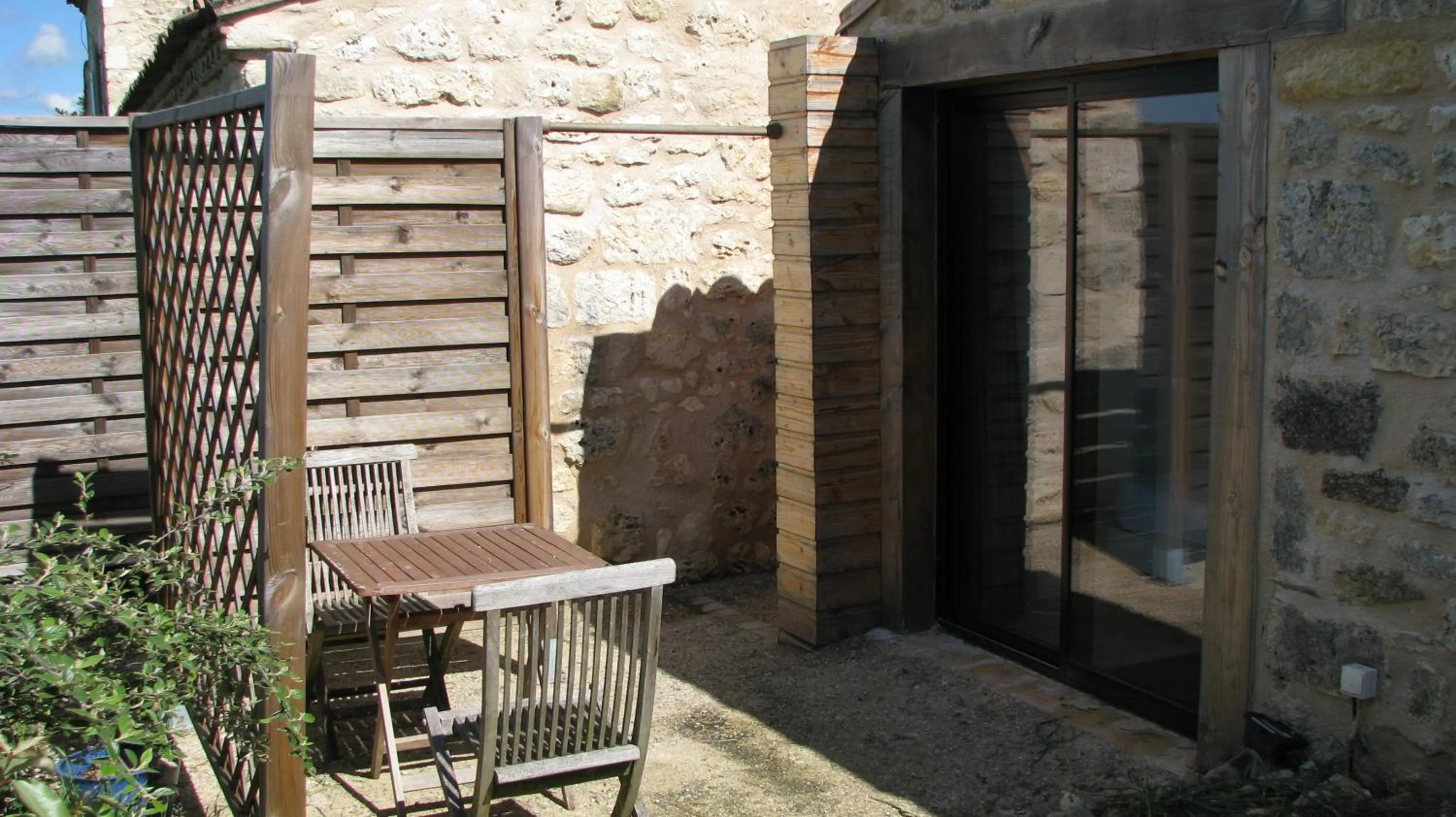 Balcony/Terrace in gîte le cayrols