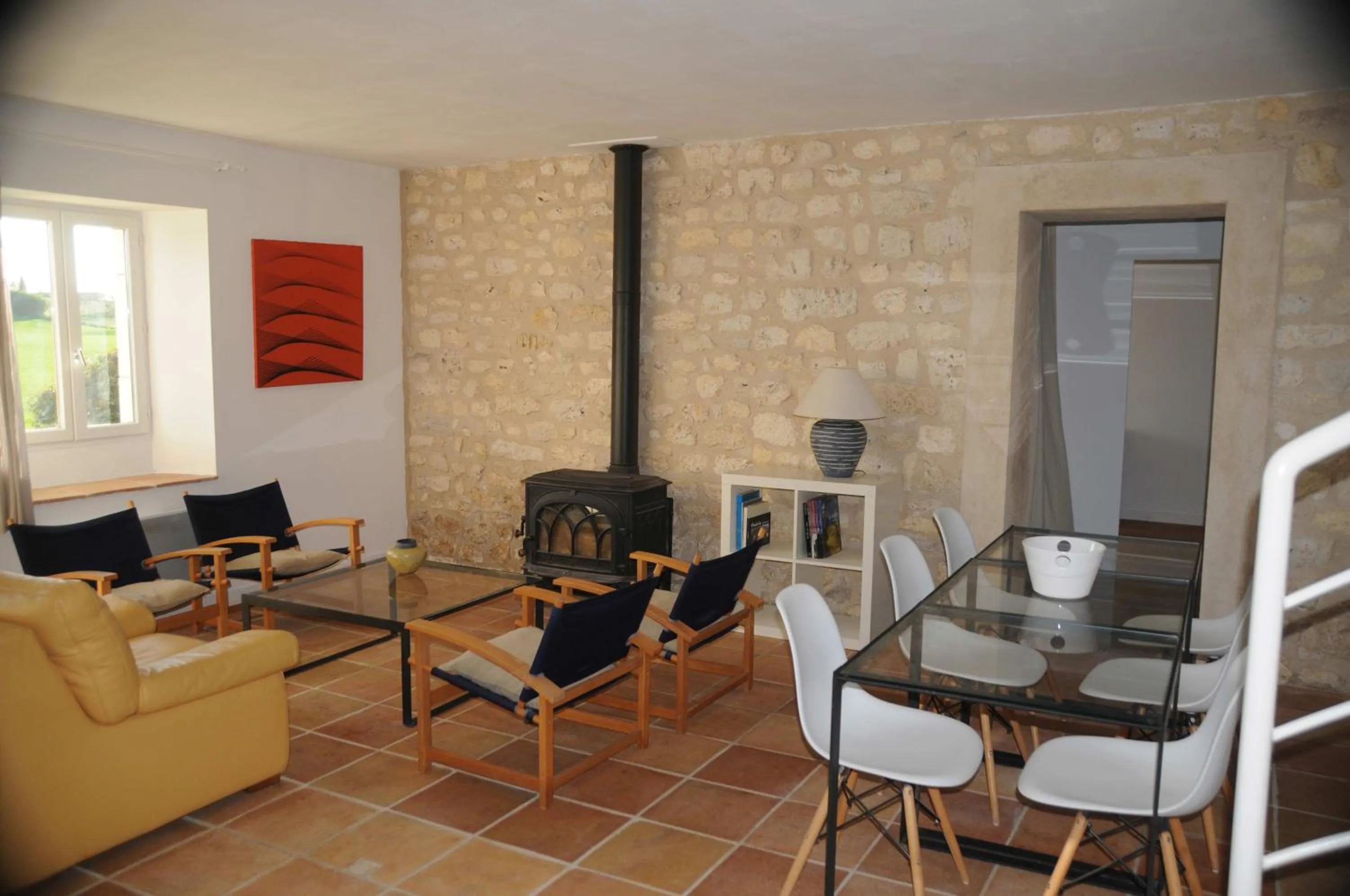 Living room in gîte le cayrols