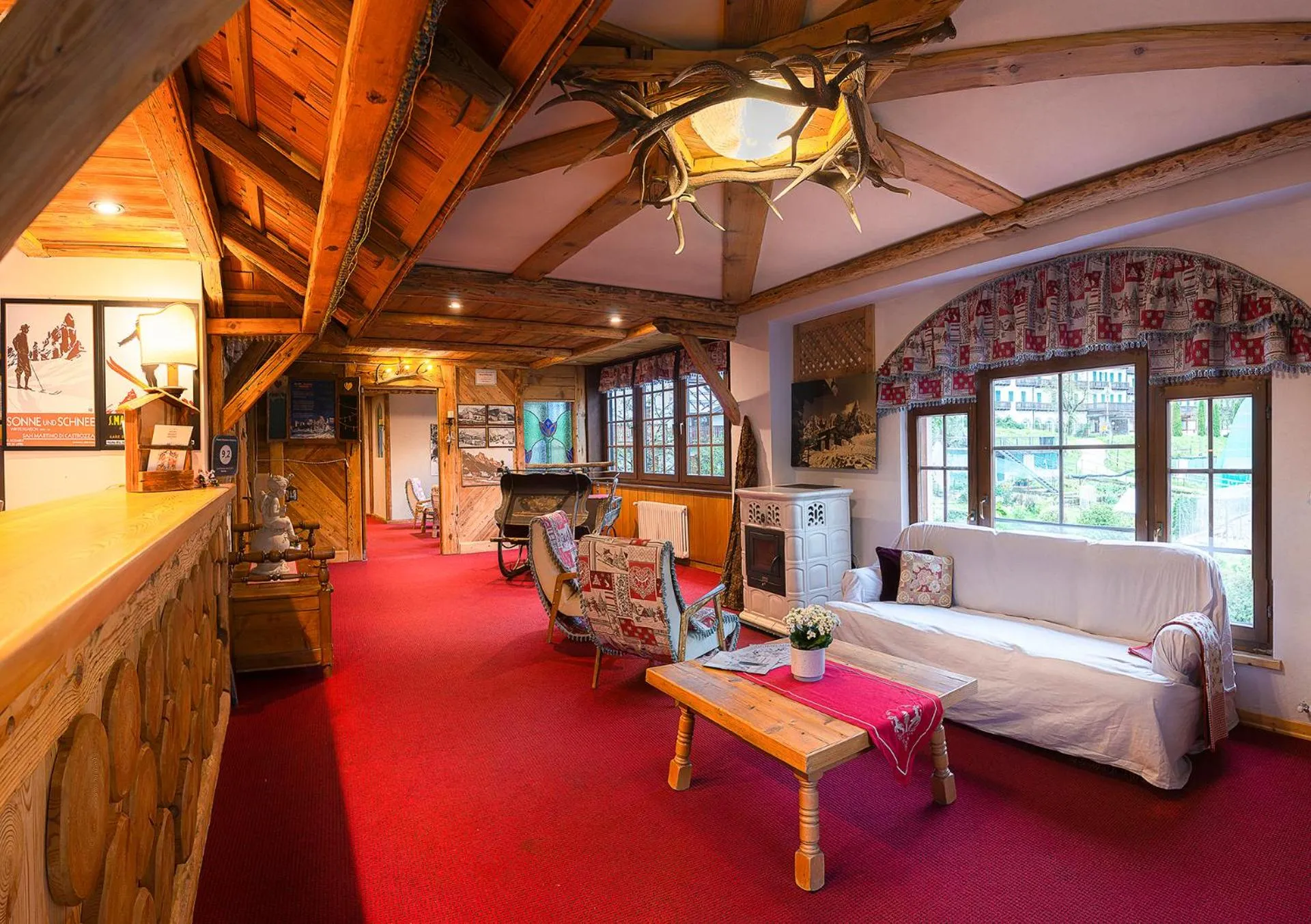 Lobby or reception in Castel Madonna