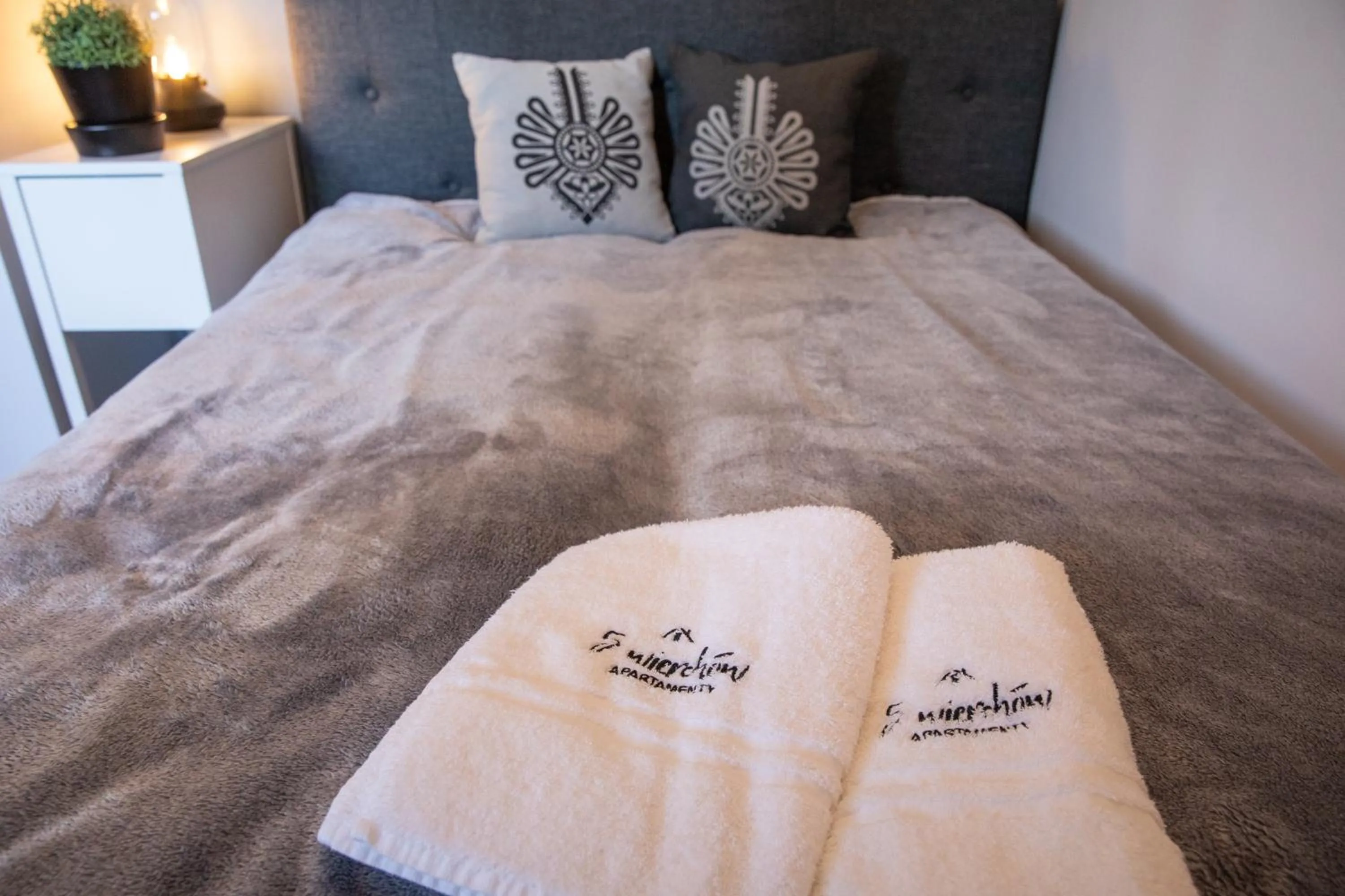 Bed in 5 Wierchów Apartamenty