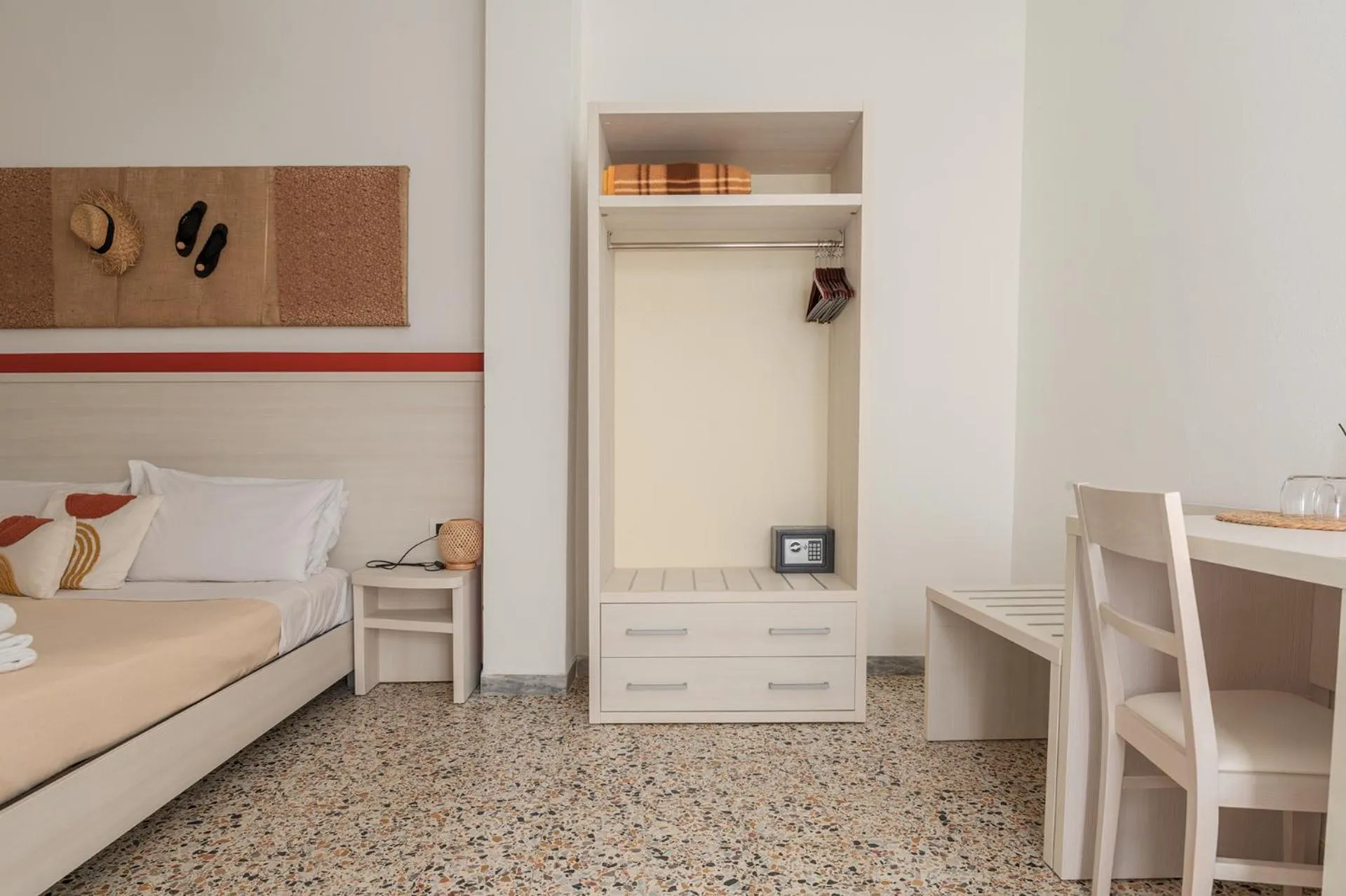 Bed in Hotel Maluentu