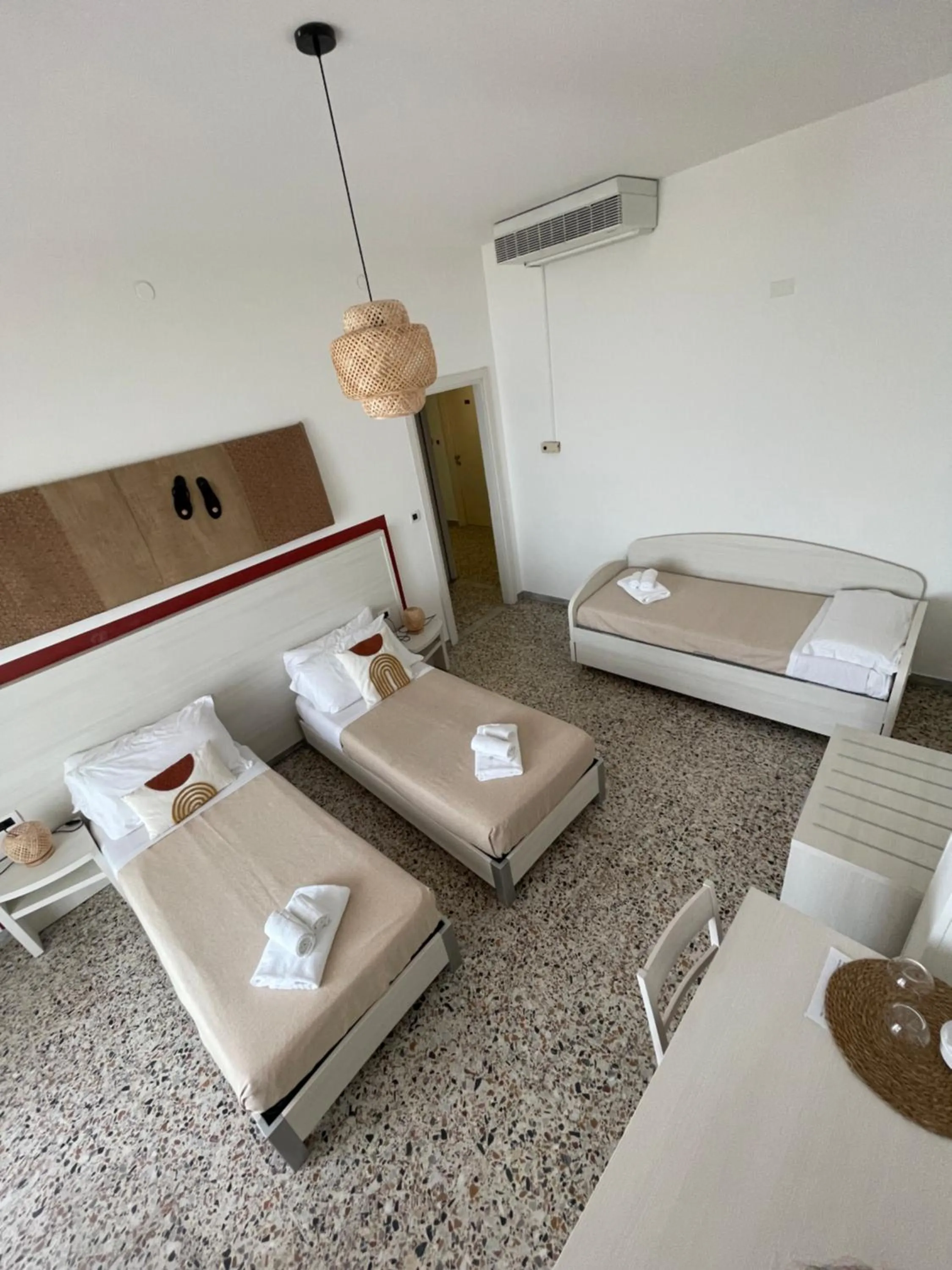 Bed in Hotel Maluentu