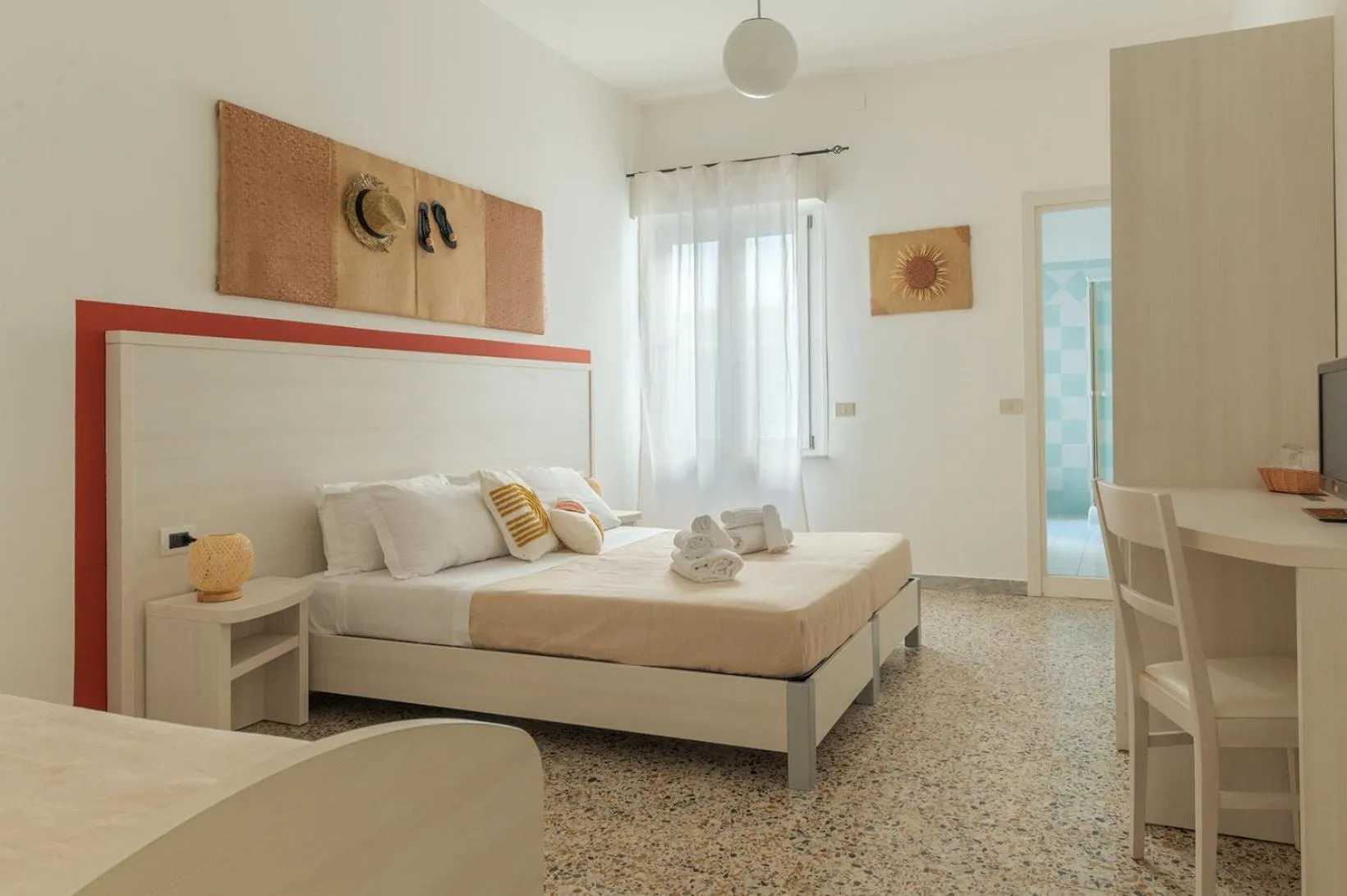 Bed in Hotel Maluentu