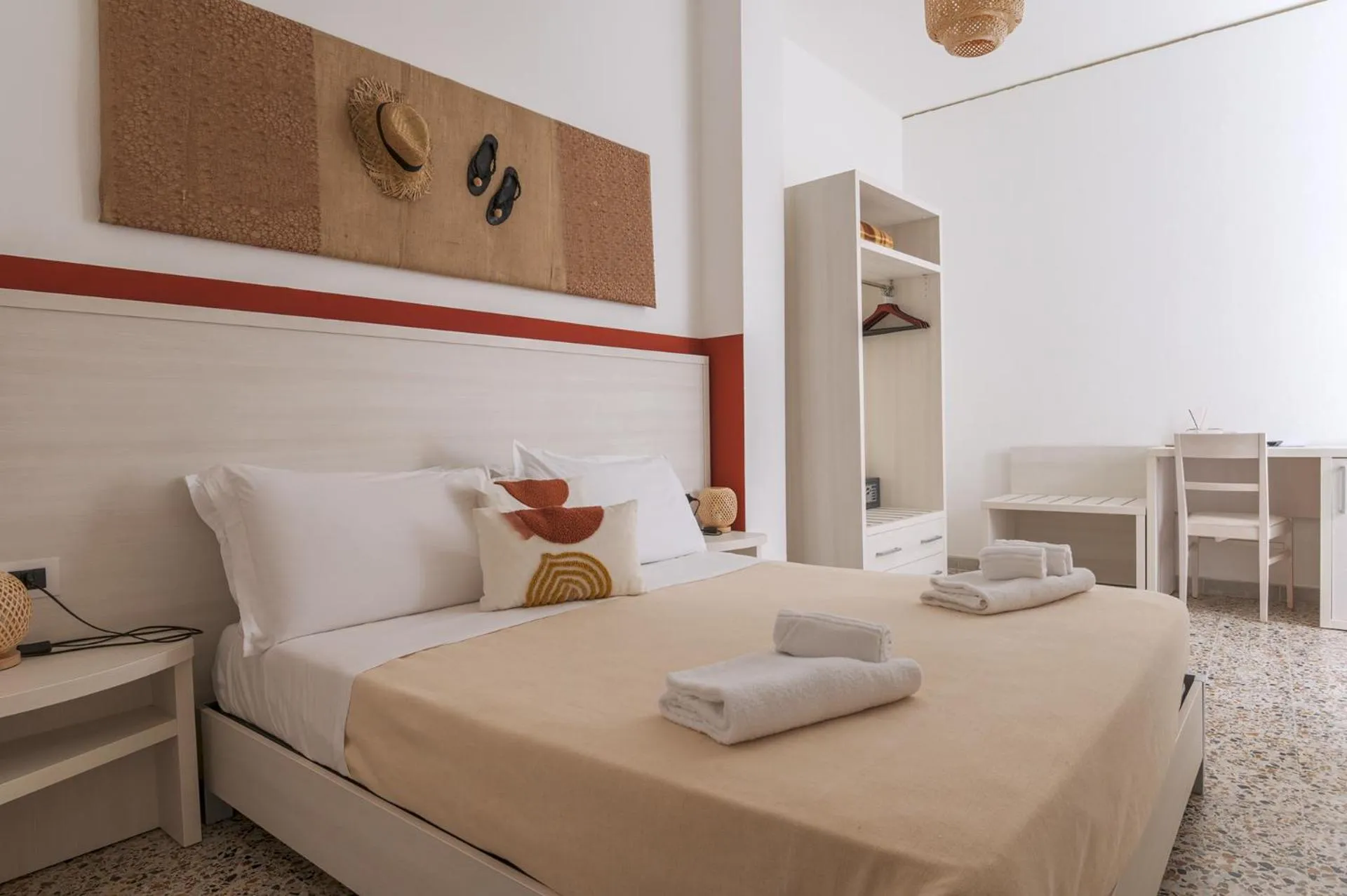 Bed in Hotel Maluentu