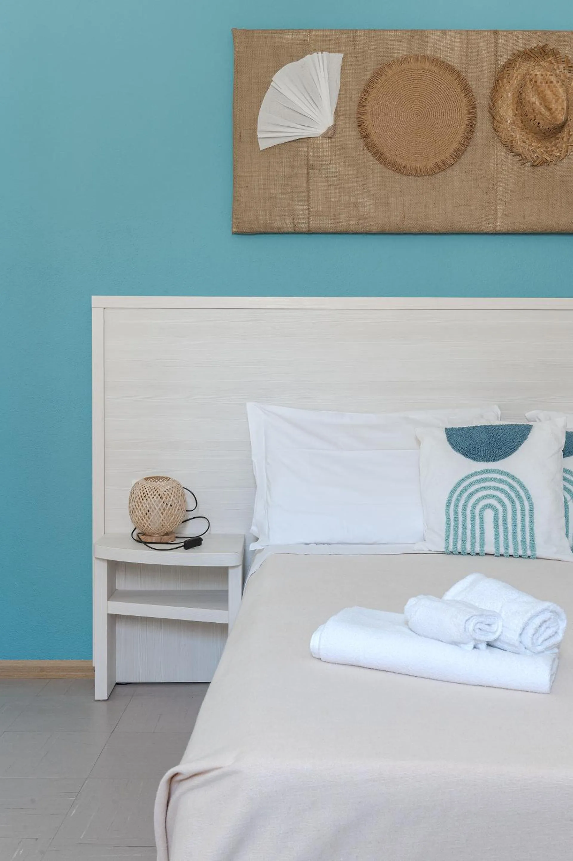 Bed in Hotel Maluentu