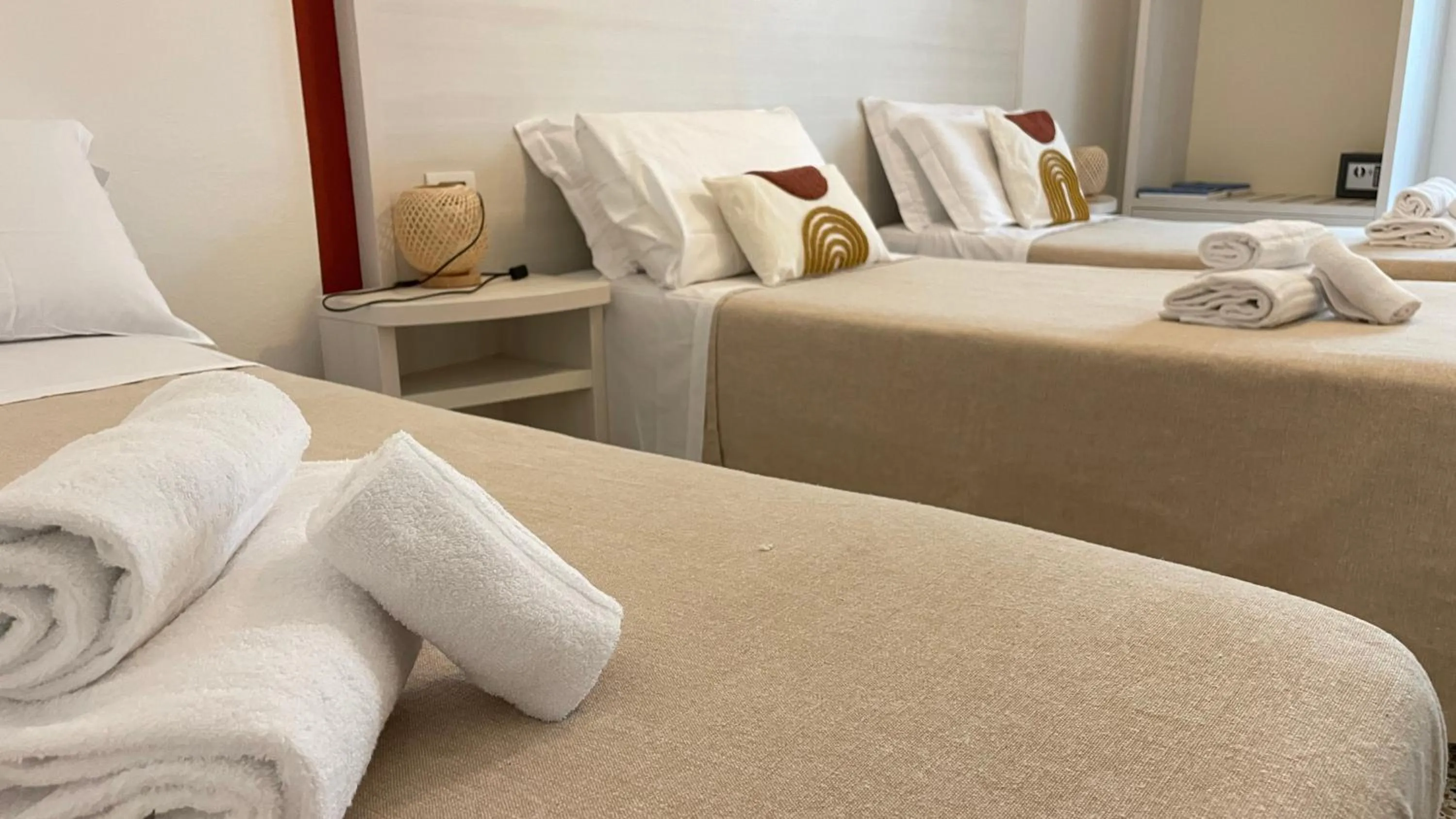 Bed in Hotel Maluentu