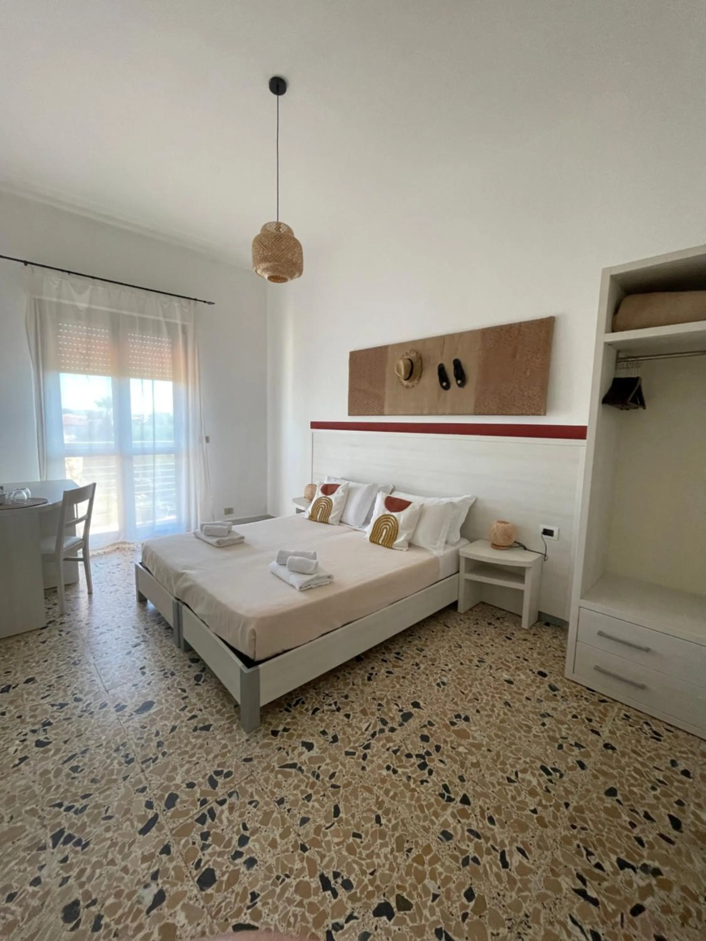 Bed in Hotel Maluentu