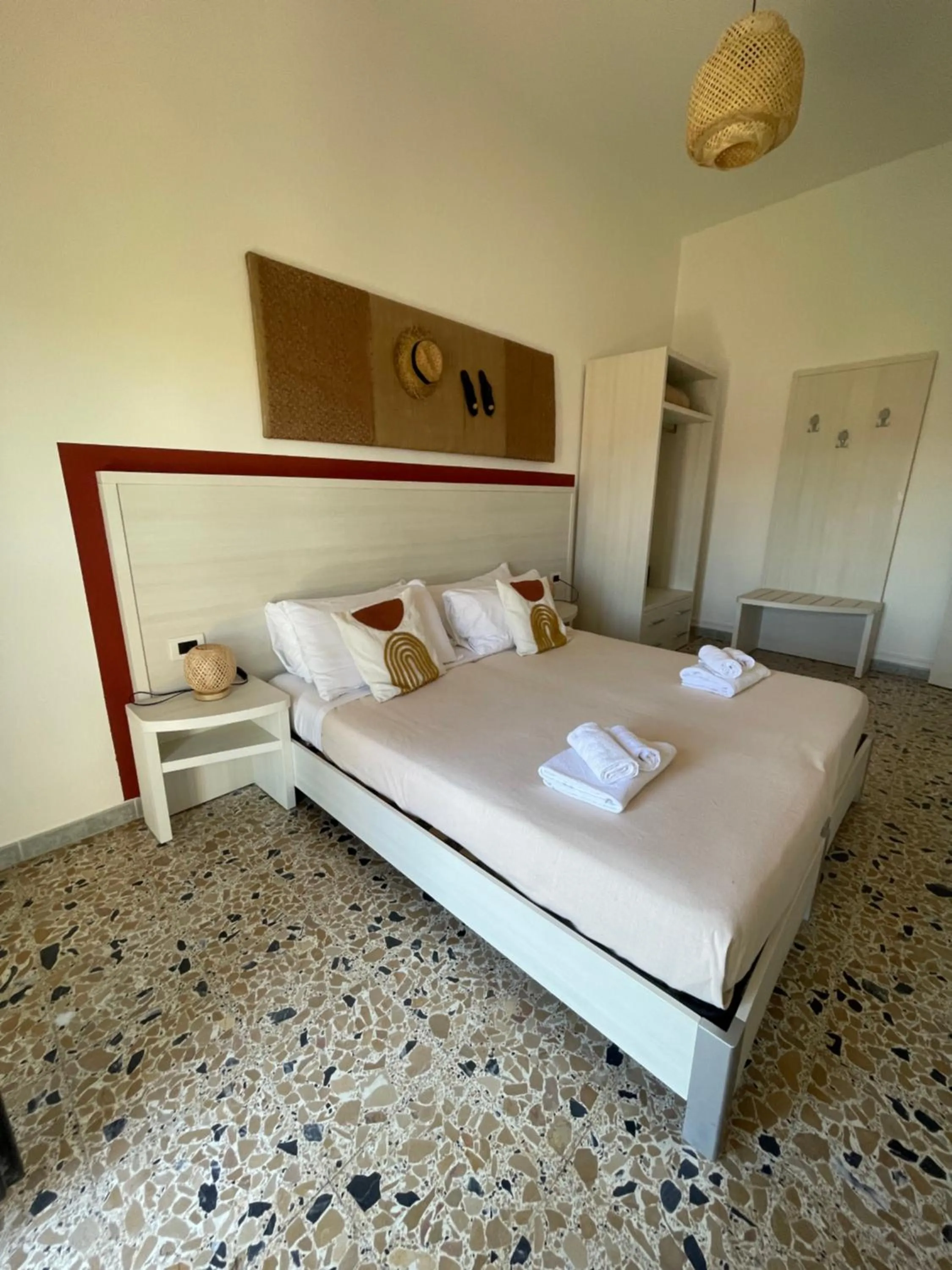 Bed in Hotel Maluentu