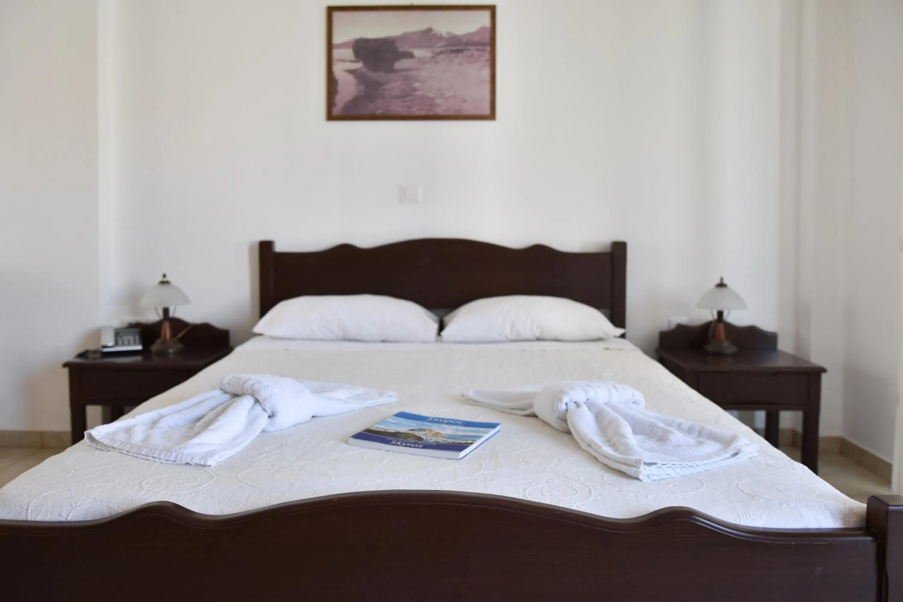 Bed in Hotel Melikari