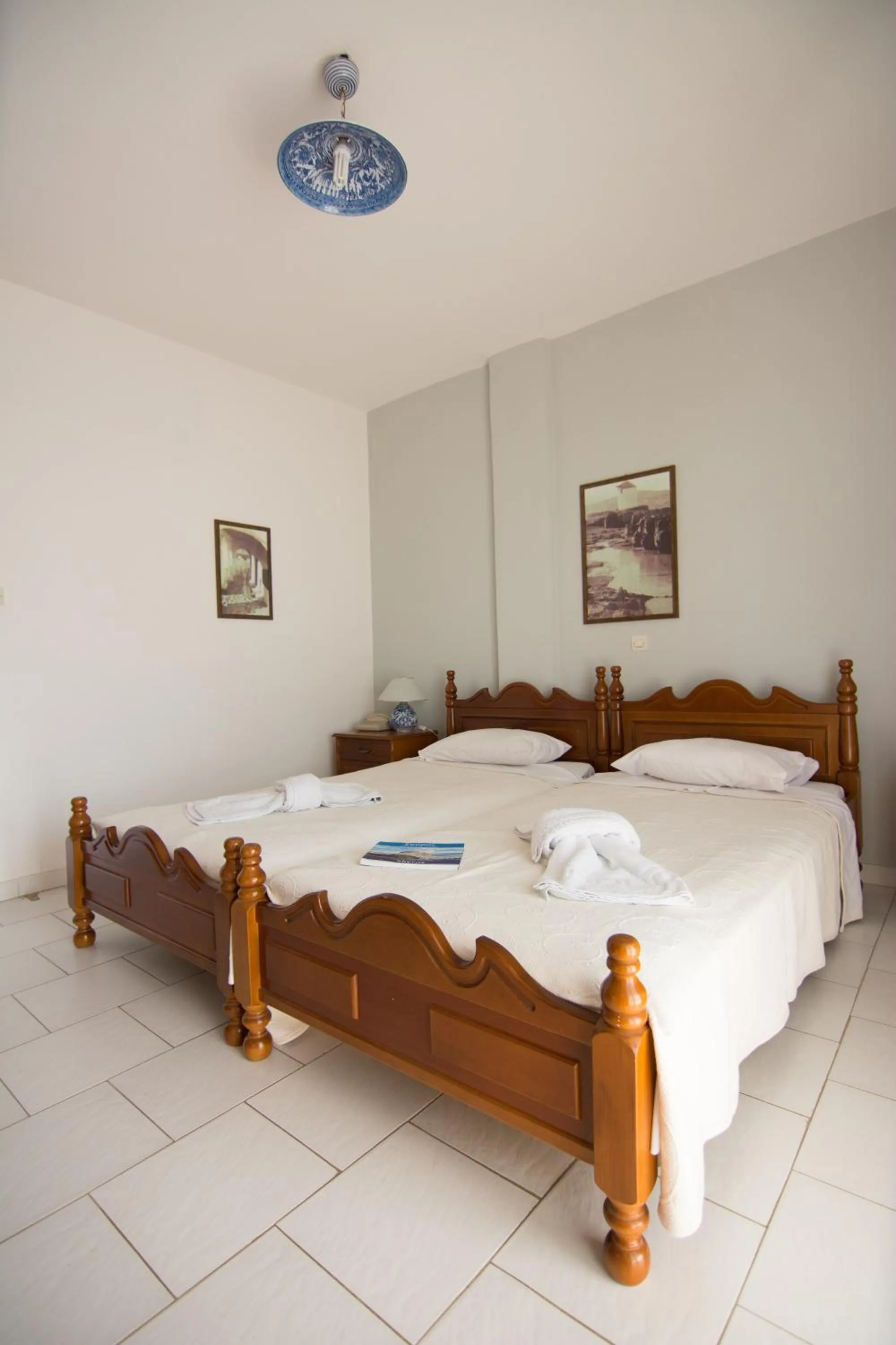 Bed in Hotel Melikari