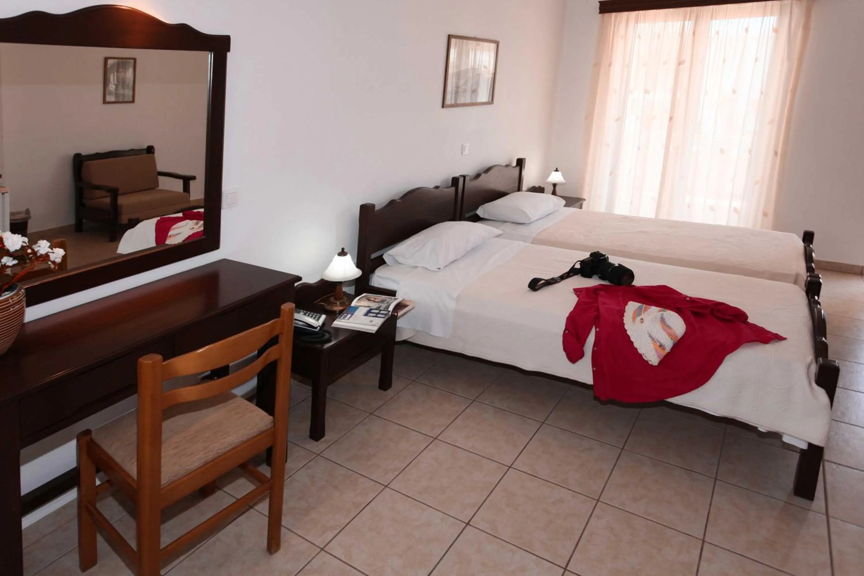 Day, Bed in Hotel Melikari