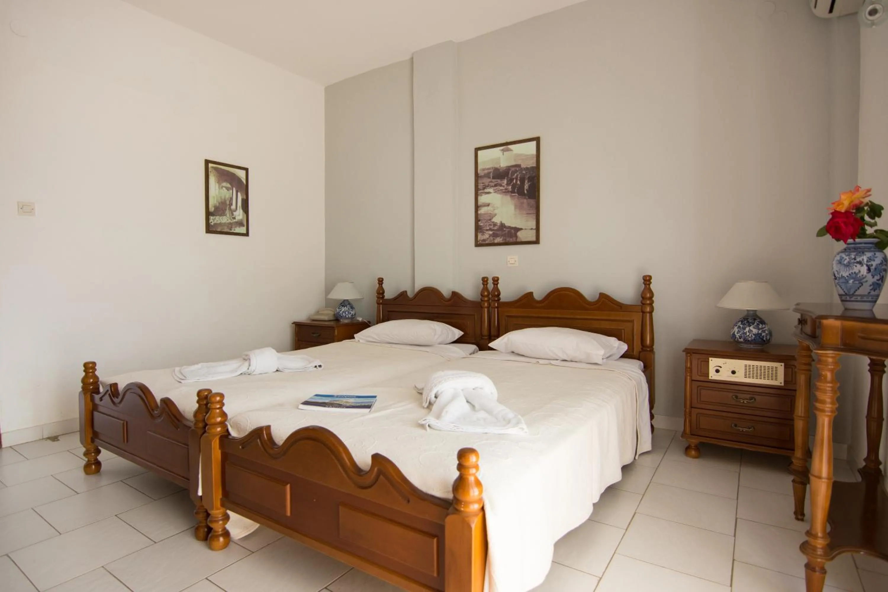 Bed in Hotel Melikari