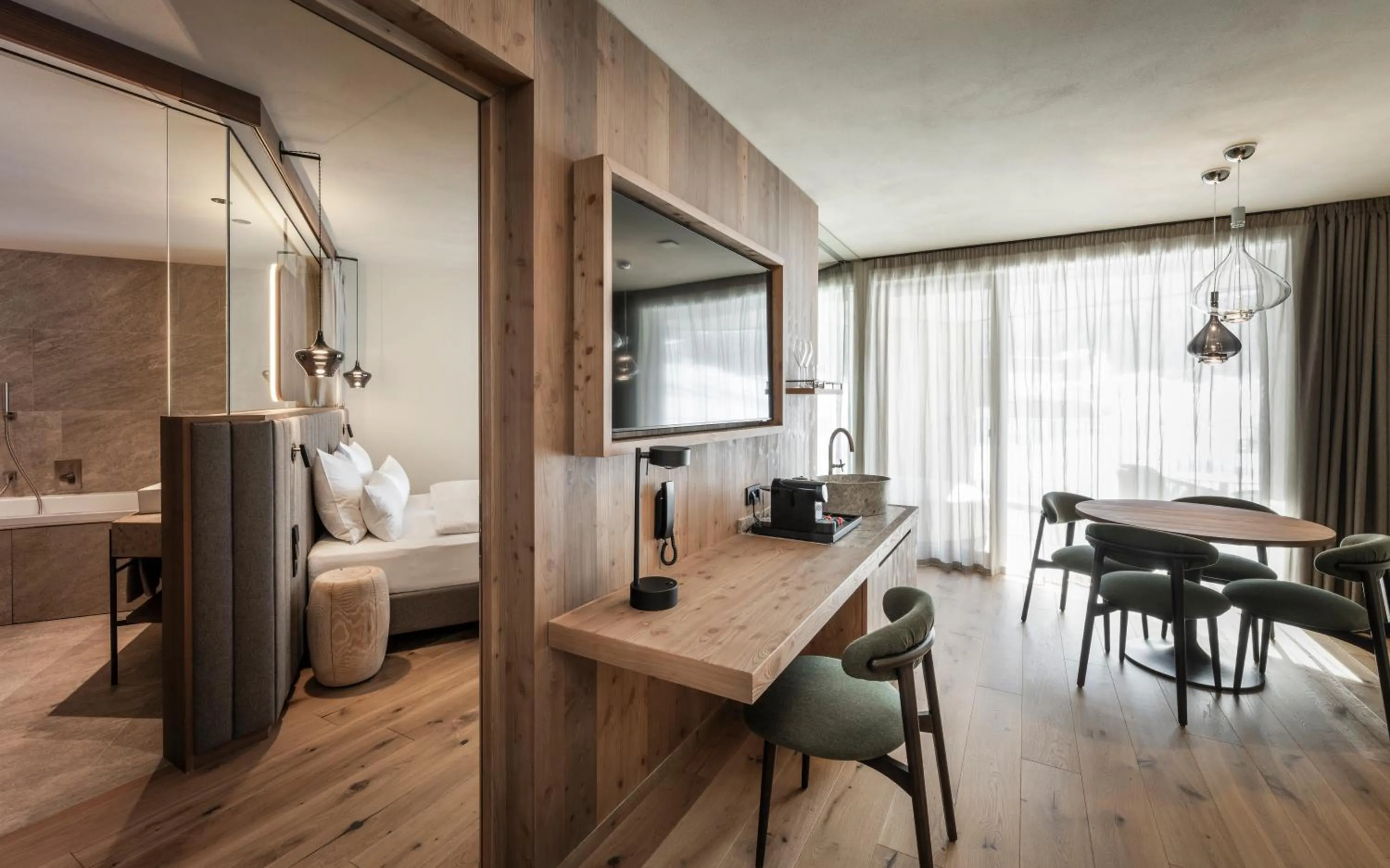 Photo of the whole room in Cendevaves Alpine Silence