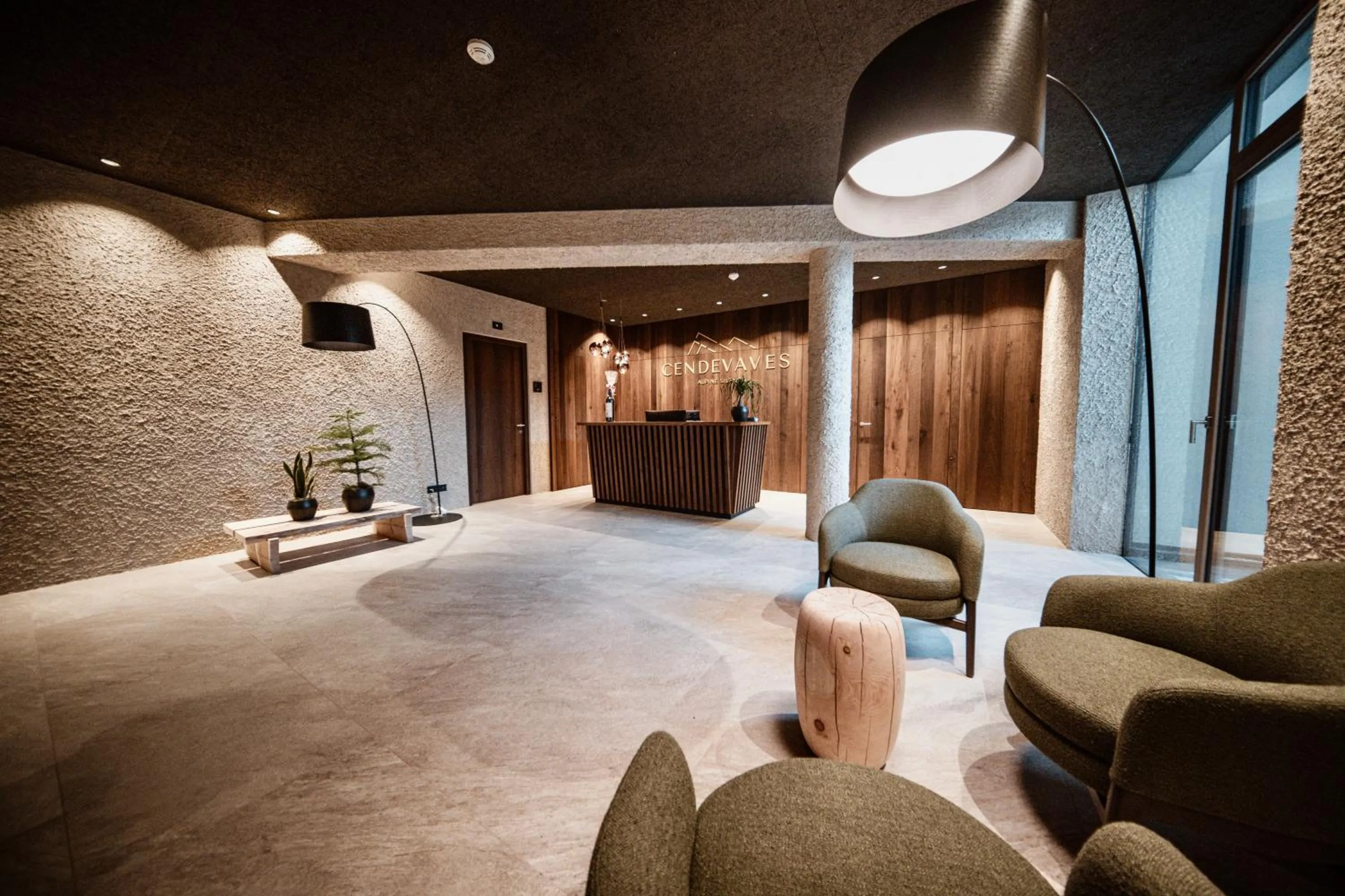 Lobby or reception in Cendevaves Alpine Silence