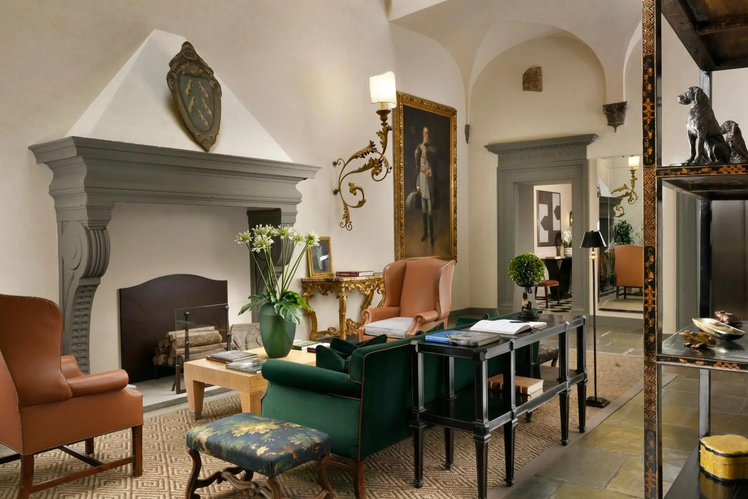 Lounge or bar in Palazzo Vecchietti - Residenza D'Epoca Lounge or bar in Palazzo Vecchietti - Residenza D'Epoca