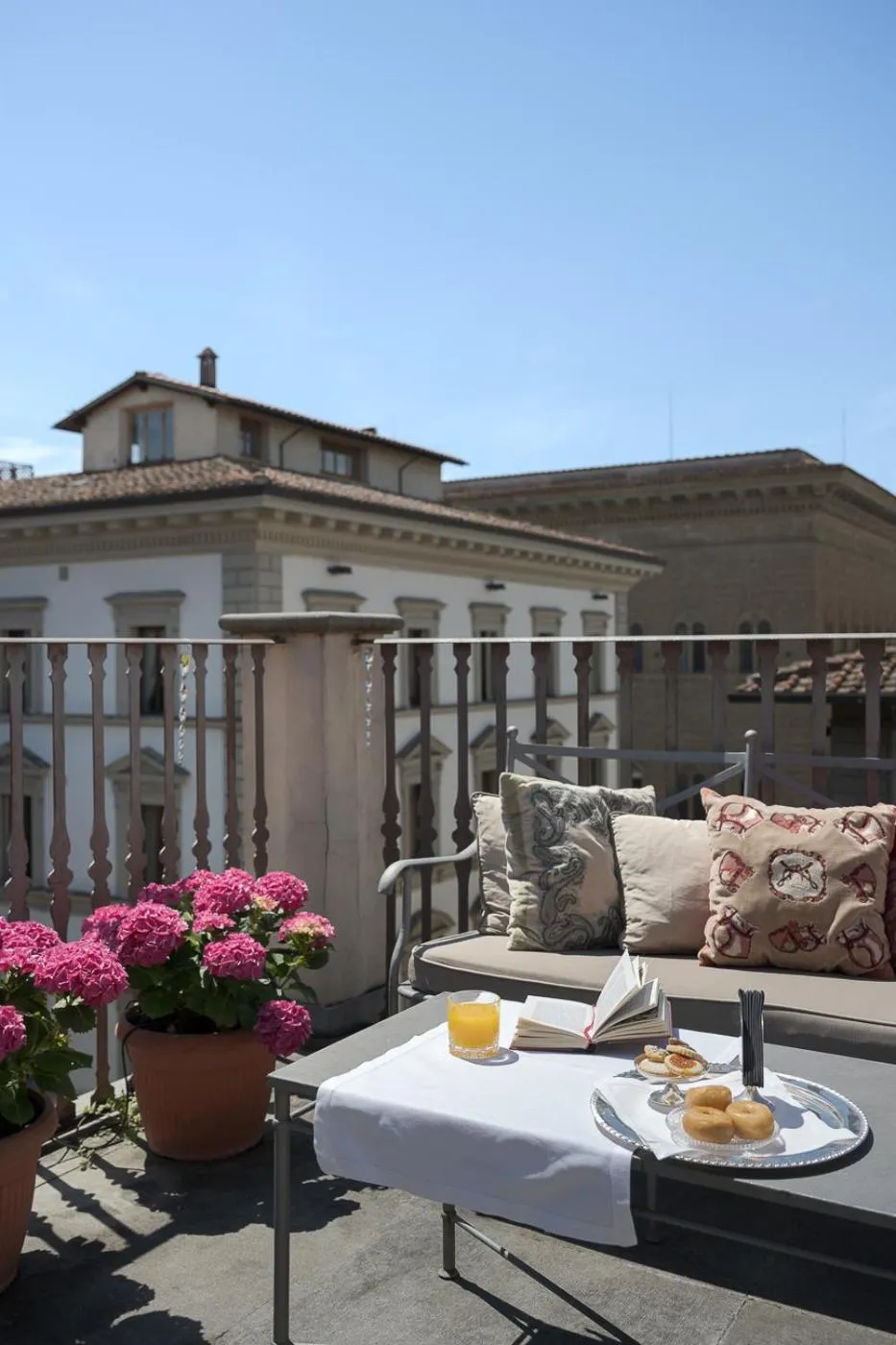 Balcony/Terrace in Palazzo Vecchietti - Residenza D'Epoca