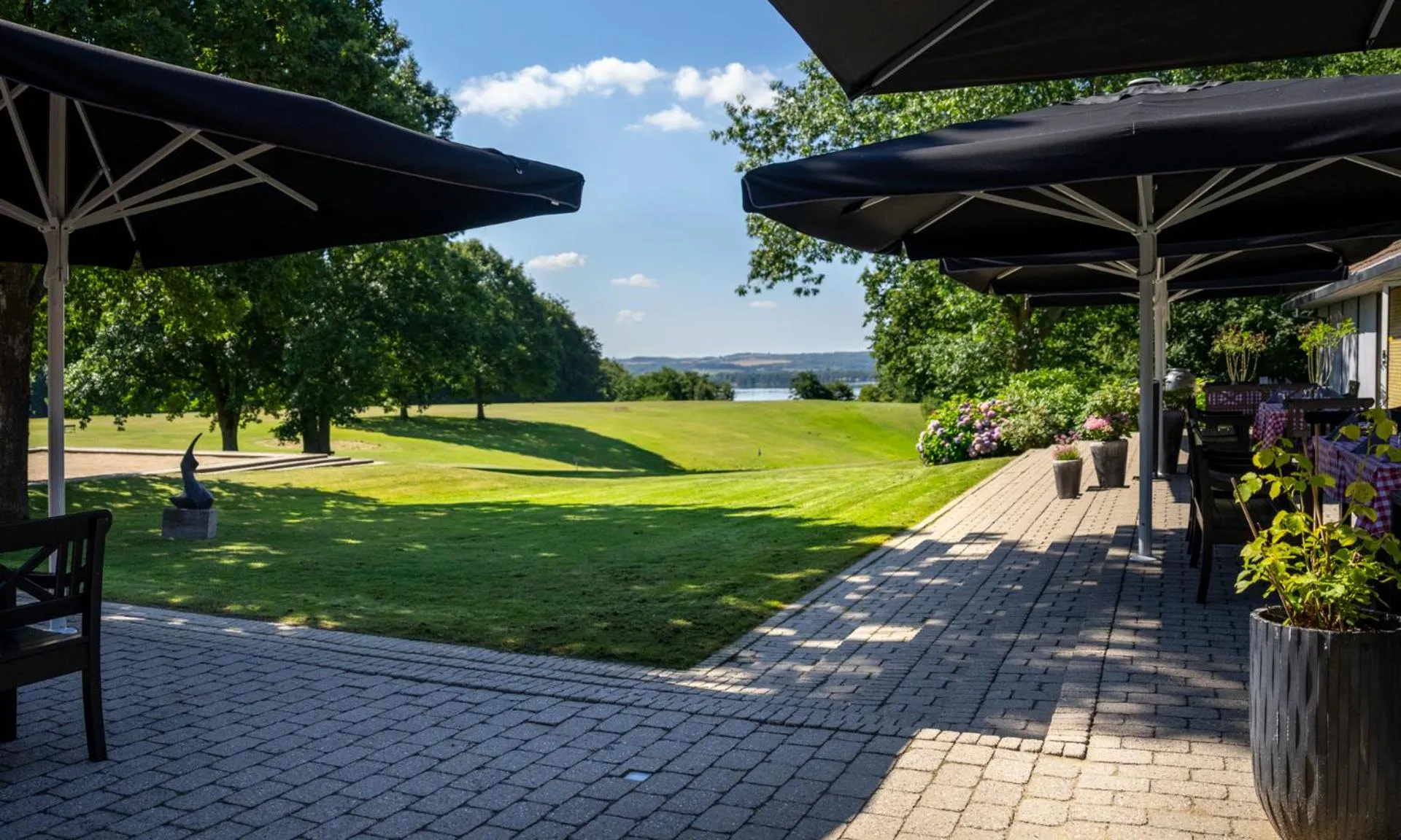 Natural landscape in Skanderborg Park