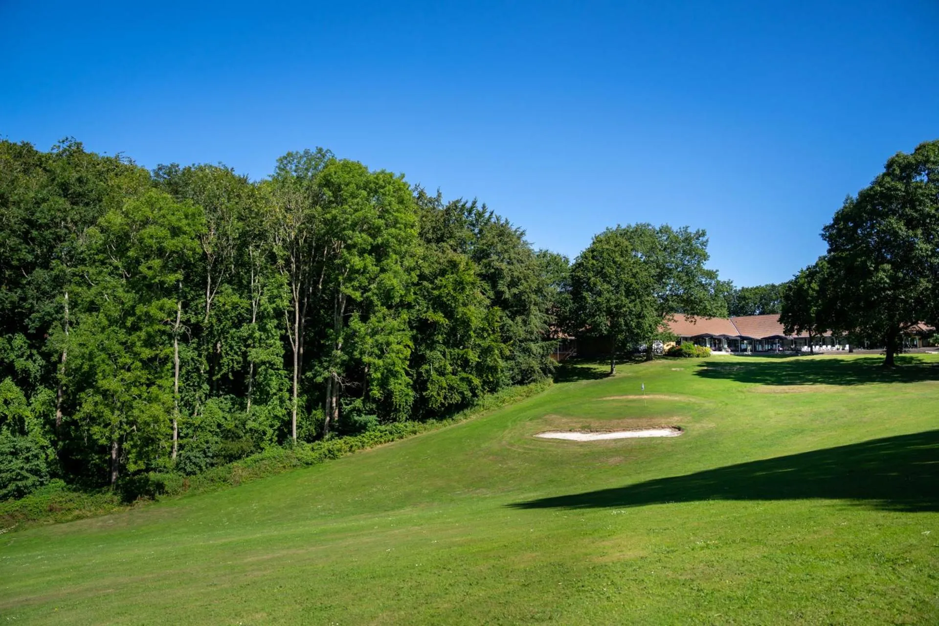 Natural landscape in Skanderborg Park