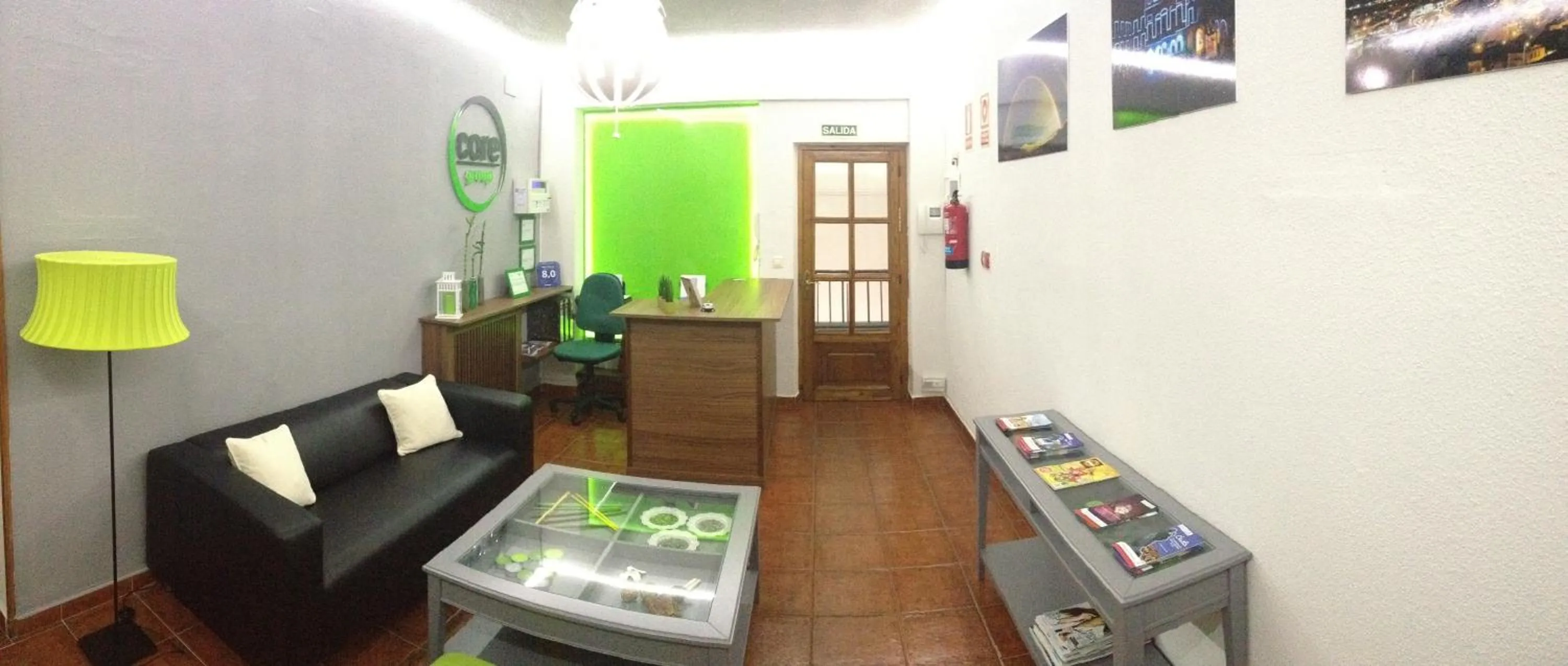 Lobby or reception in Hostal La Estación