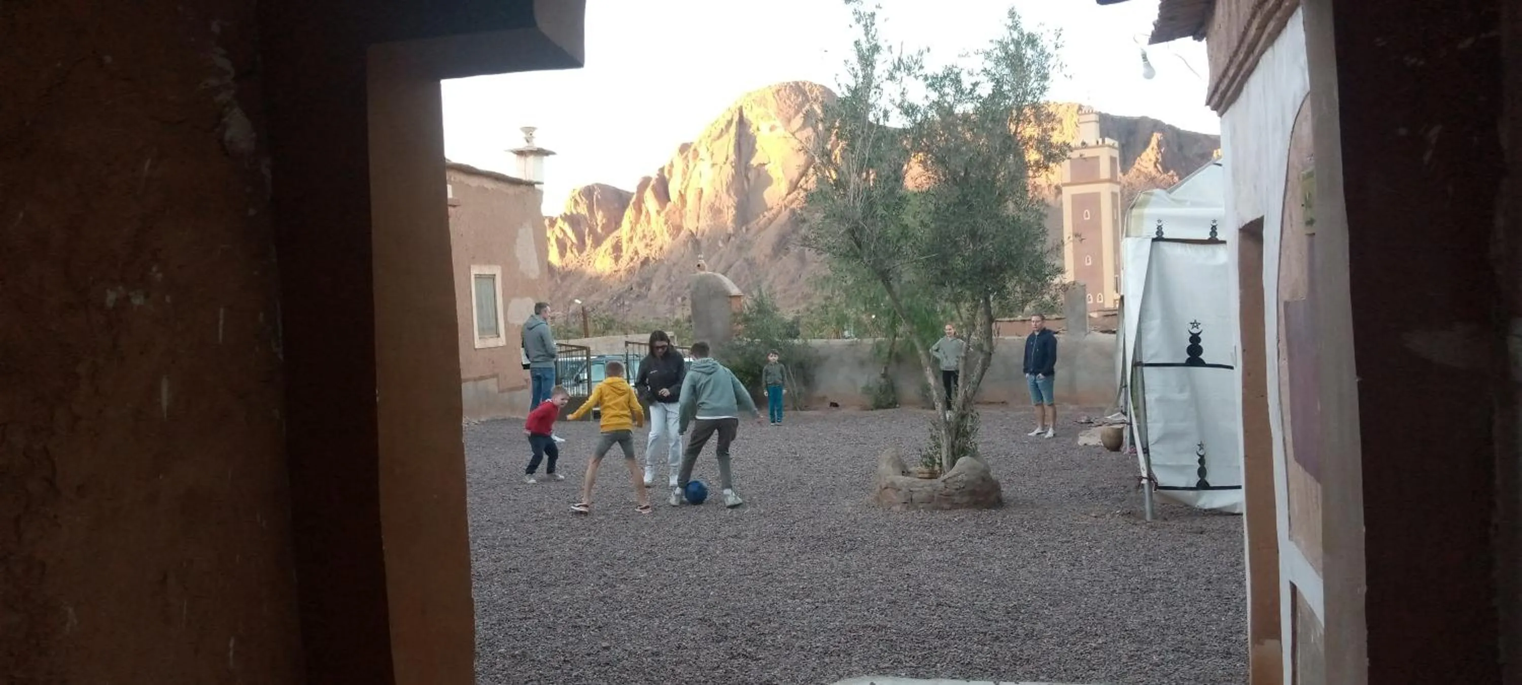 Kids's club in Auberge Restaurant TISSILI " Oasis de Fint"