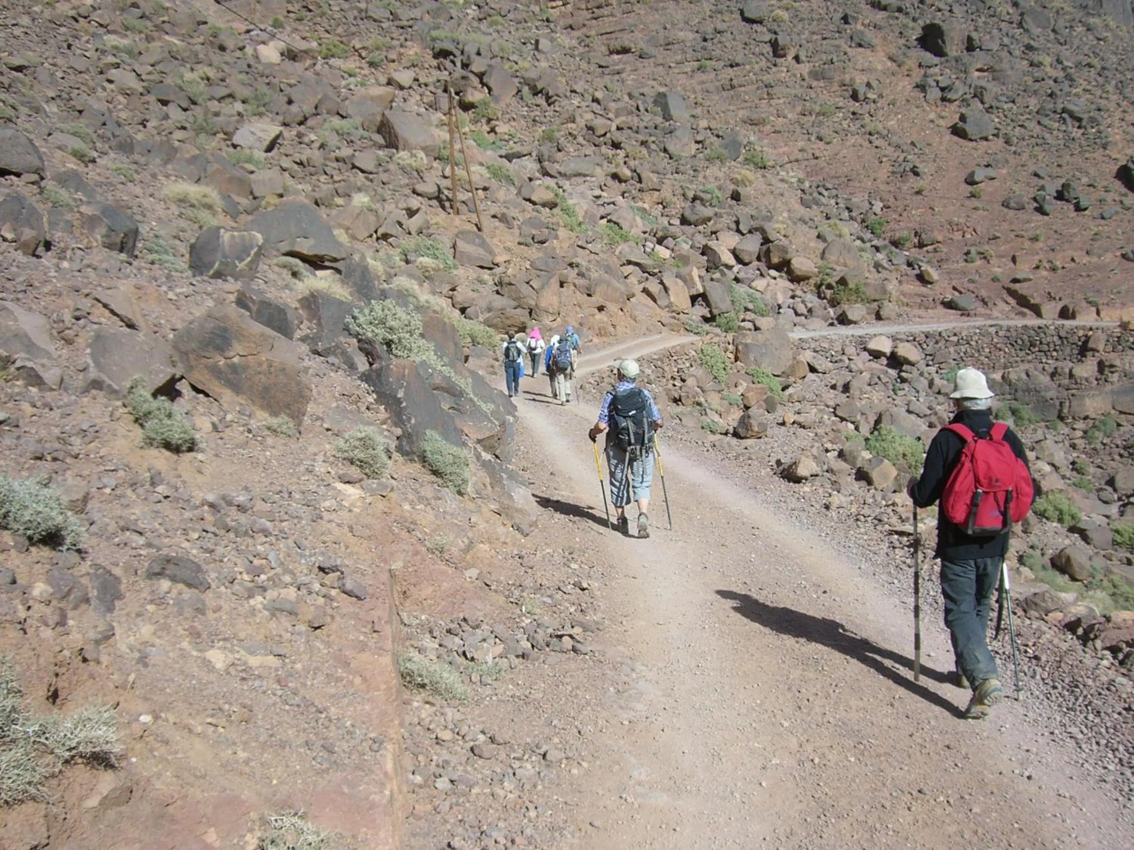 People in Auberge Restaurant TISSILI " Oasis de Fint"