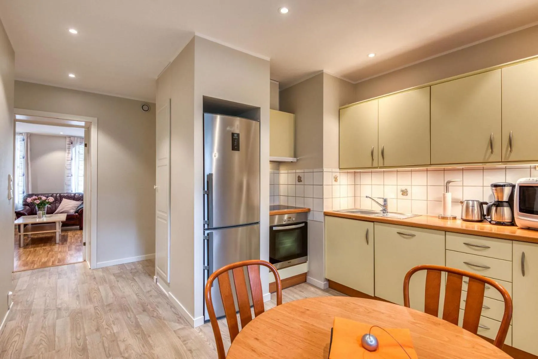 Kitchen or kitchenette in Trondheim Leilighetshotel