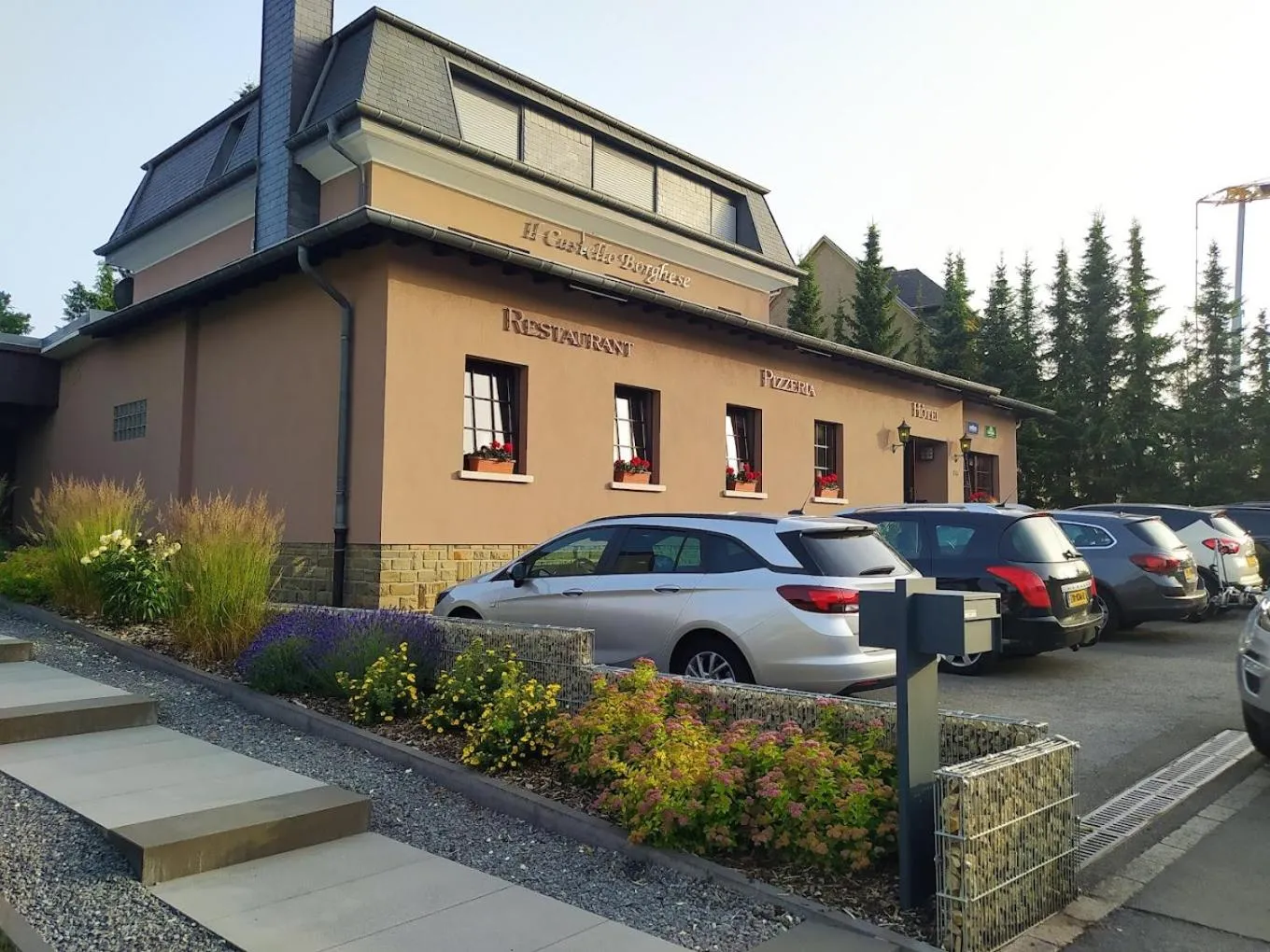 Property building in Hotel Castello Borghese