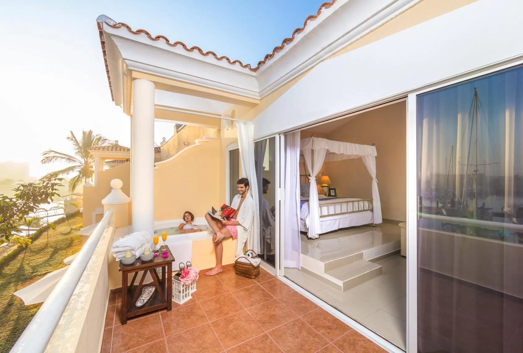 Bed in Isla Mazatlan Residence Club