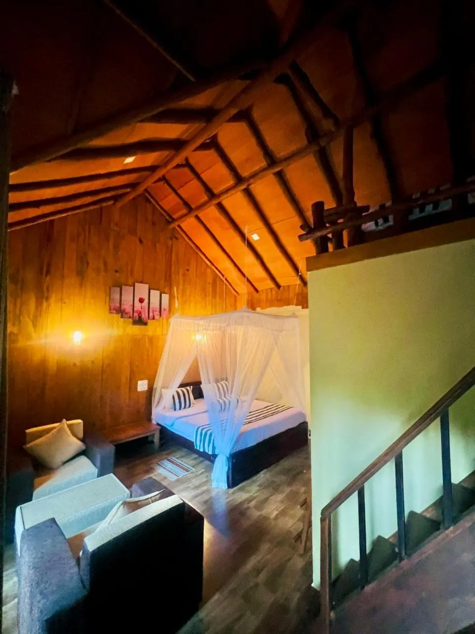 Bedroom, Bed in Ella 100 View Cottage