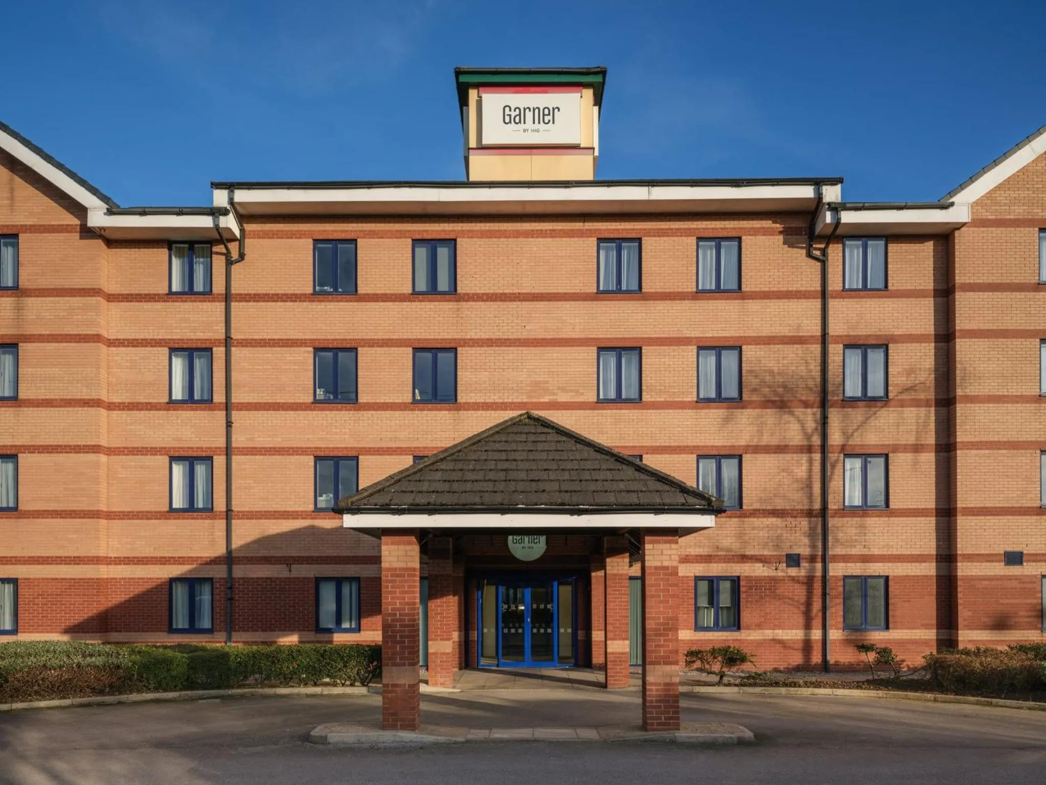 Property building in Garner Hotel Lincoln by IHG