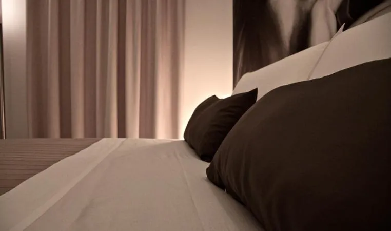 Decorative detail, Bed in Locanda del Bagatto