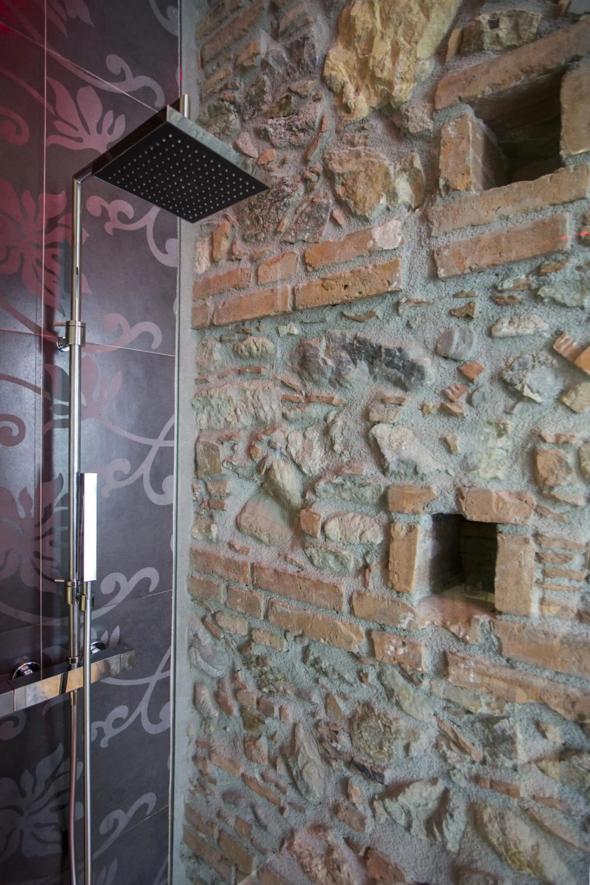 Shower in Locanda del Bagatto