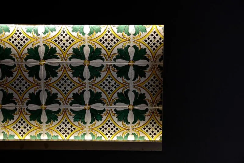 Decorative detail in Locanda del Bagatto