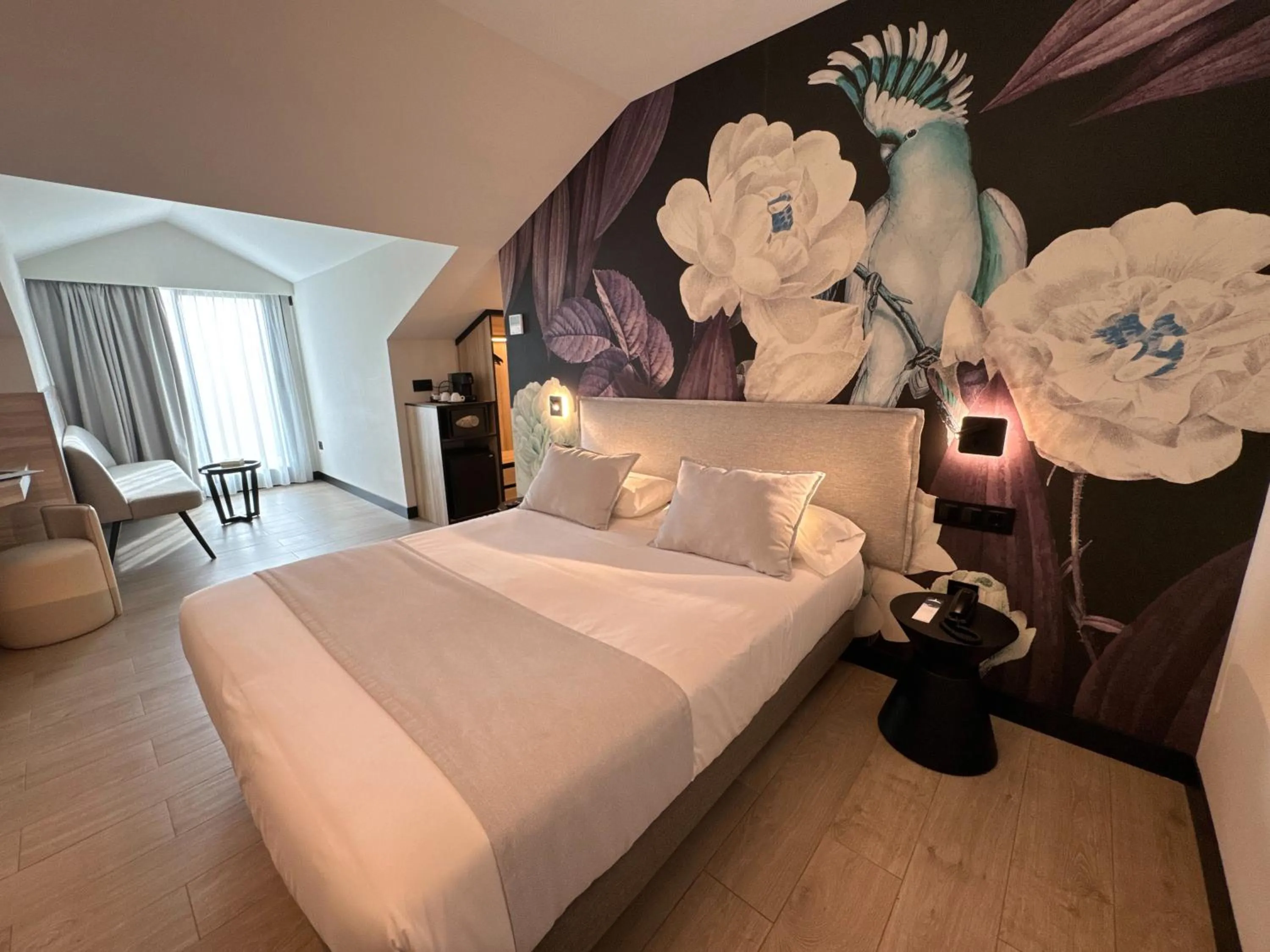 Bedroom, Bed in Hotel Delfin Azul