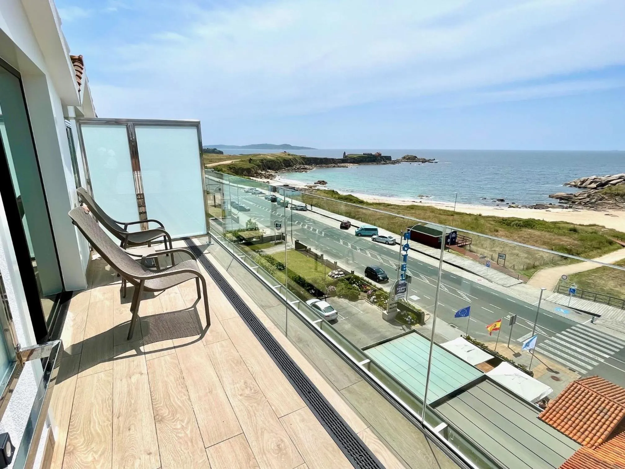 Balcony/Terrace in Hotel Delfin Azul