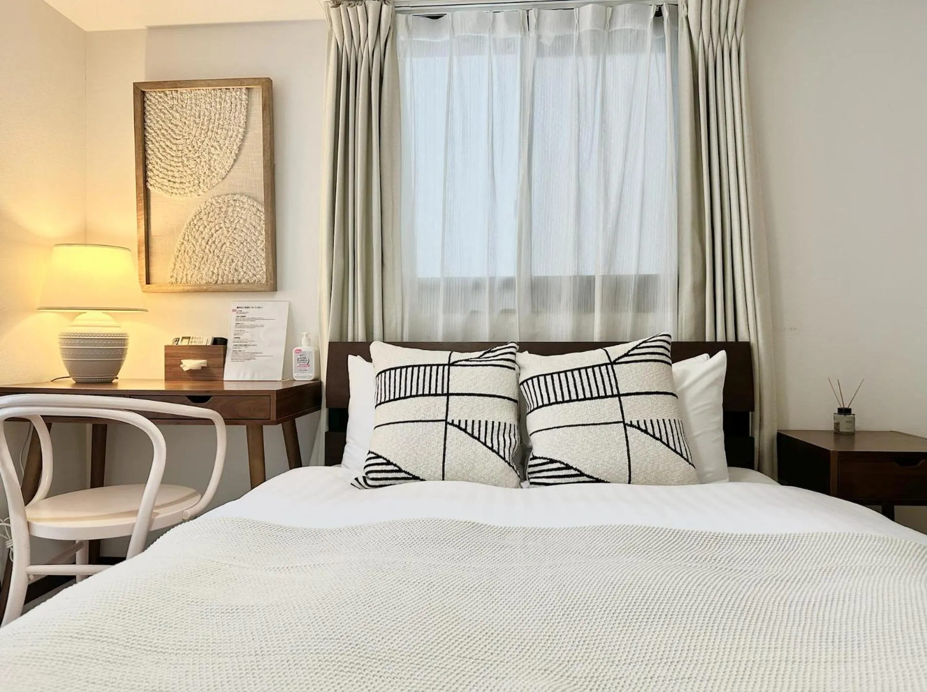 Photo of the whole room, Bed in LANG Hotel GINZA 1K