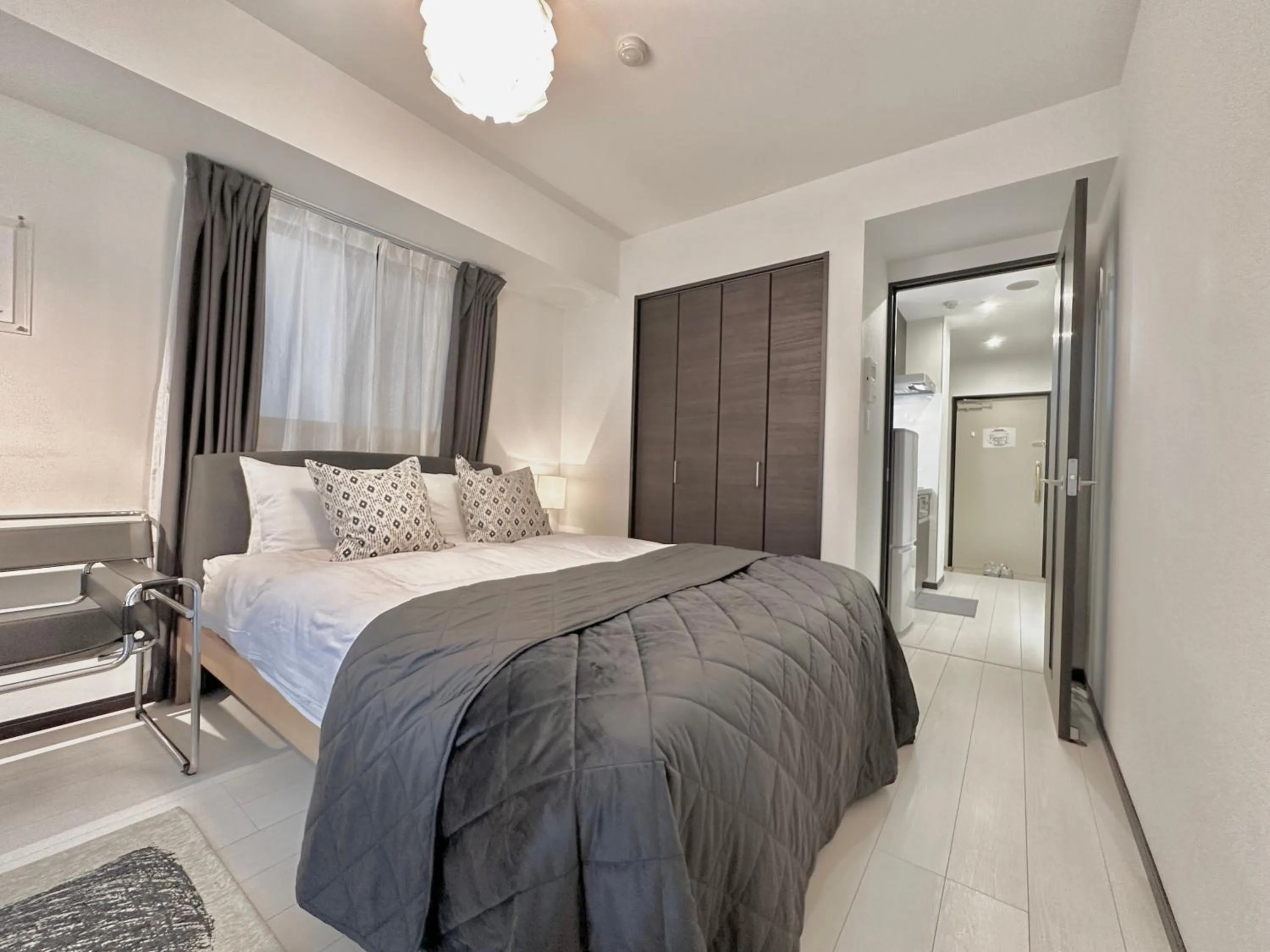 Photo of the whole room, Bed in LANG Hotel GINZA 1K