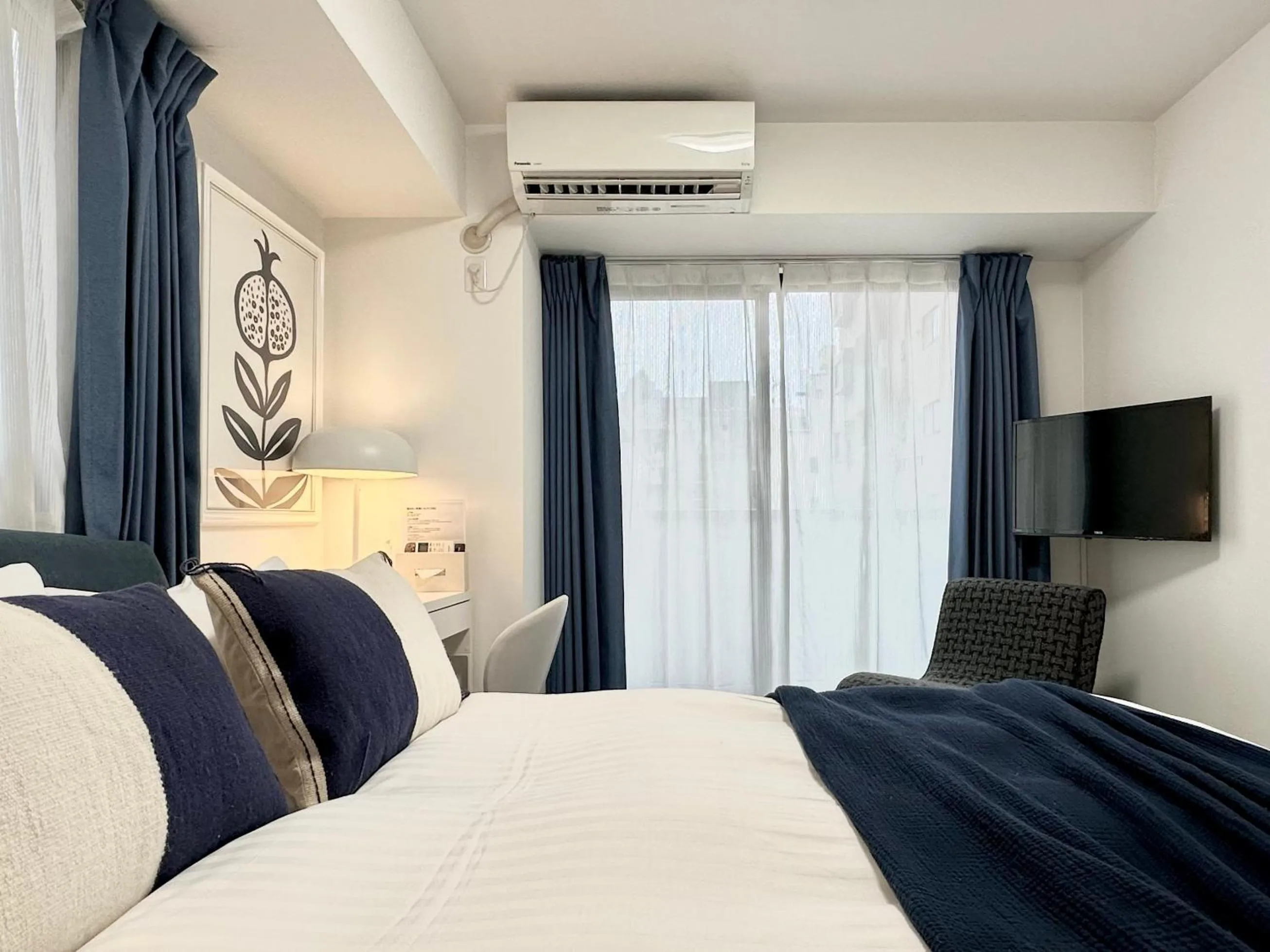 Photo of the whole room, Bed in LANG Hotel GINZA 1K