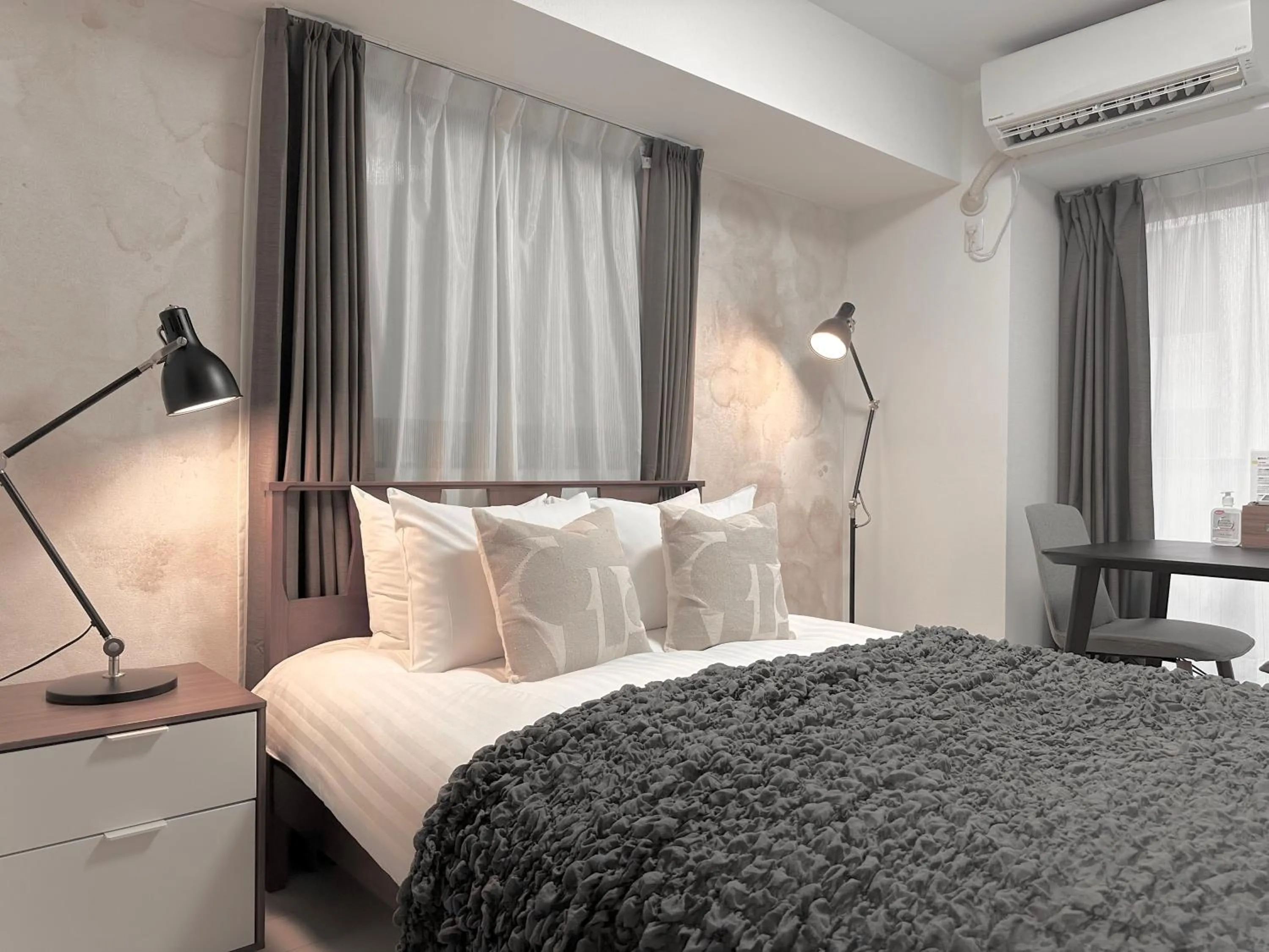 Photo of the whole room, Bed in LANG Hotel GINZA 1K