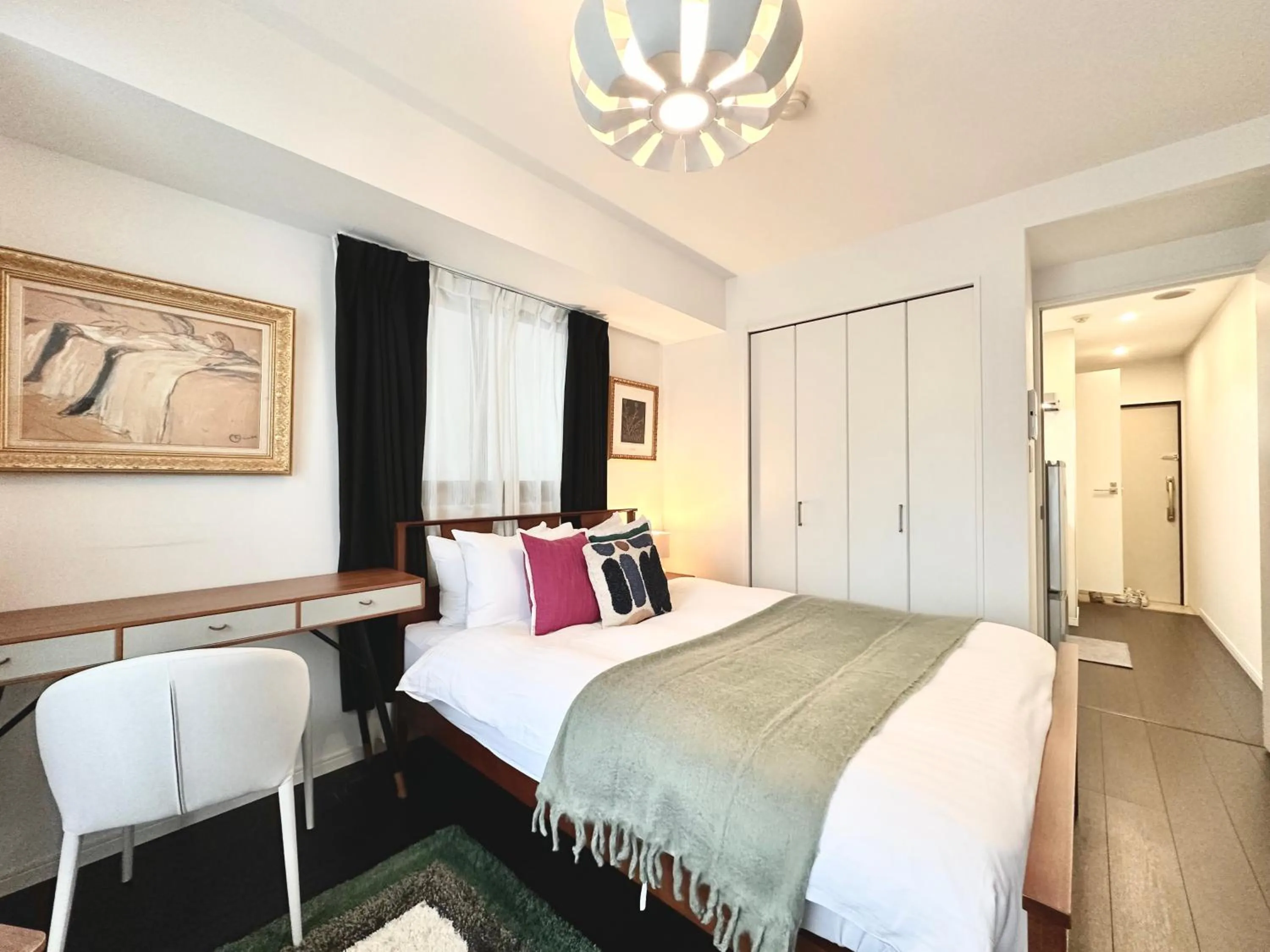 Photo of the whole room, Bed in LANG Hotel GINZA 1K