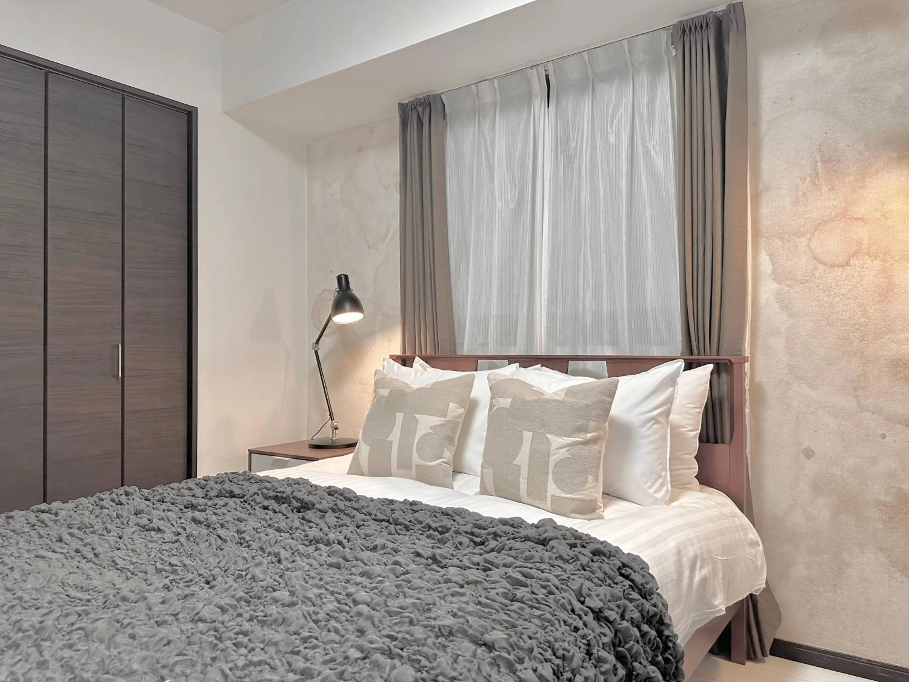 Photo of the whole room, Bed in LANG Hotel GINZA 1K