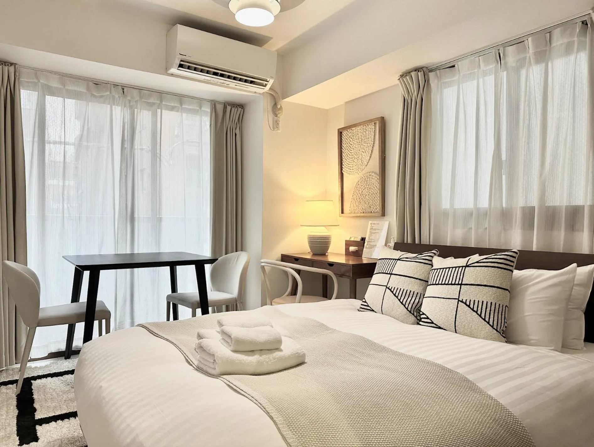 Photo of the whole room, Bed in LANG Hotel GINZA 1K