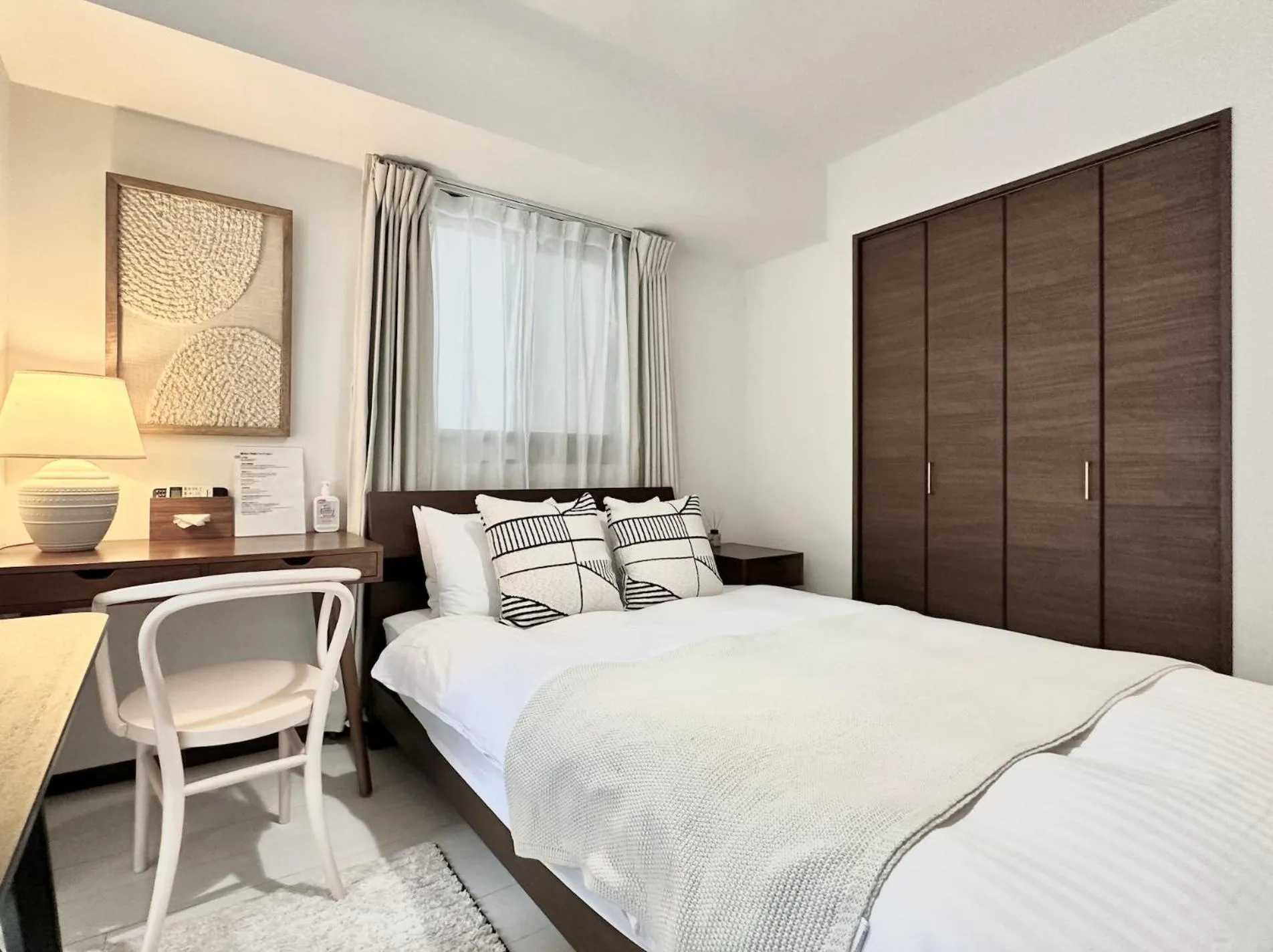 Photo of the whole room, Bed in LANG Hotel GINZA 1K