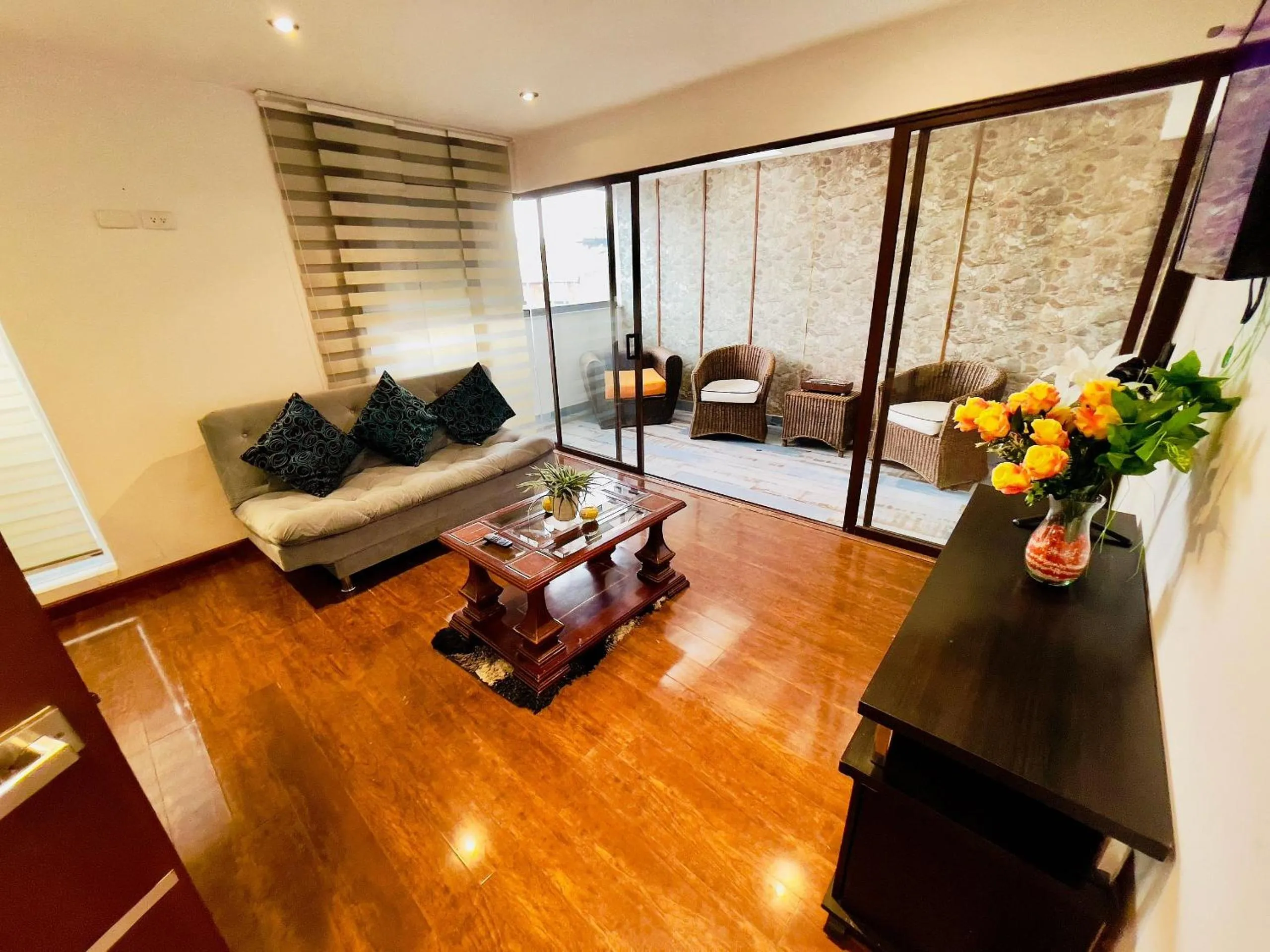 Living room in Hotel Santa Cruz Bogotá