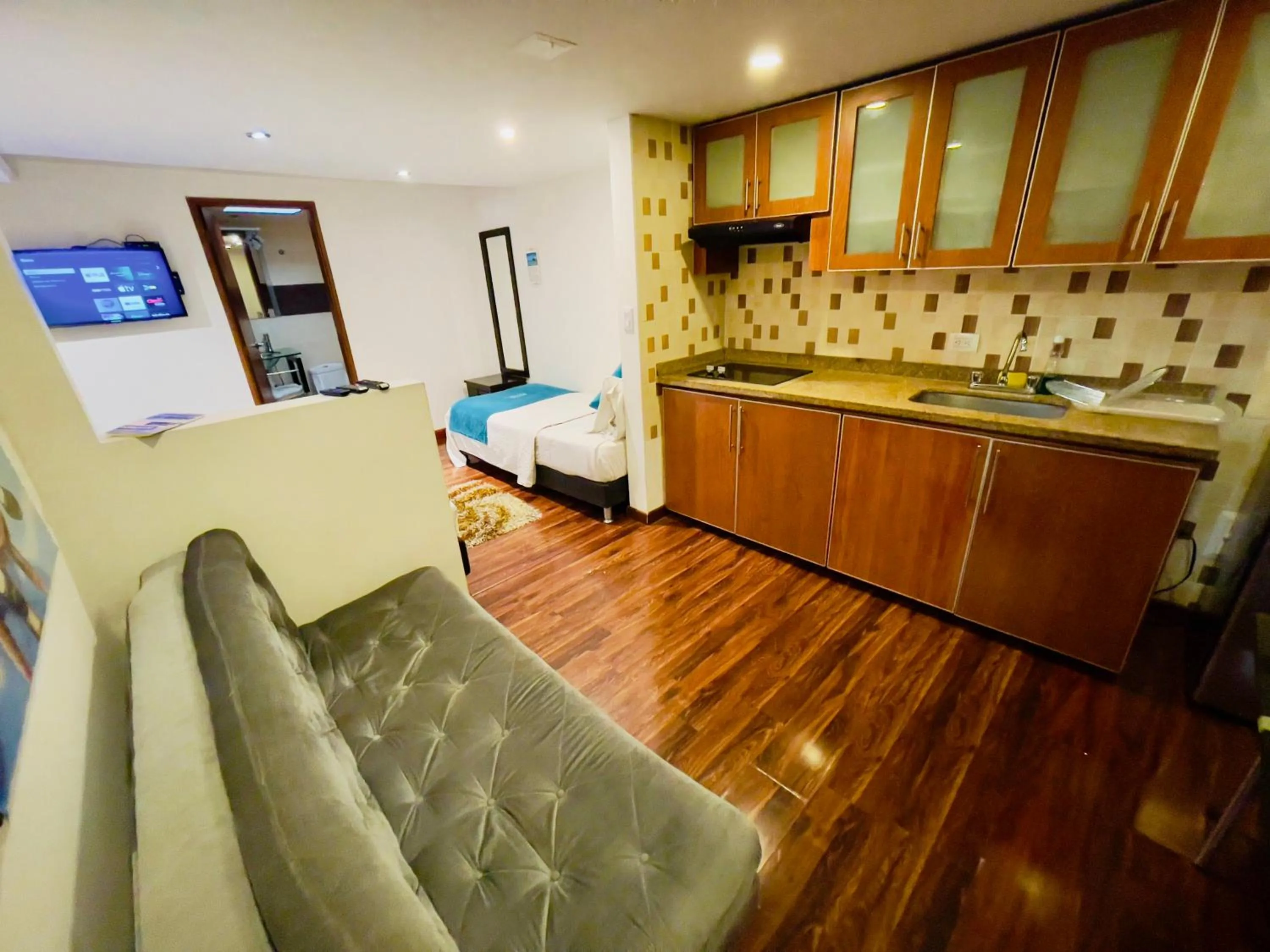 Living room in Hotel Santa Cruz Bogotá